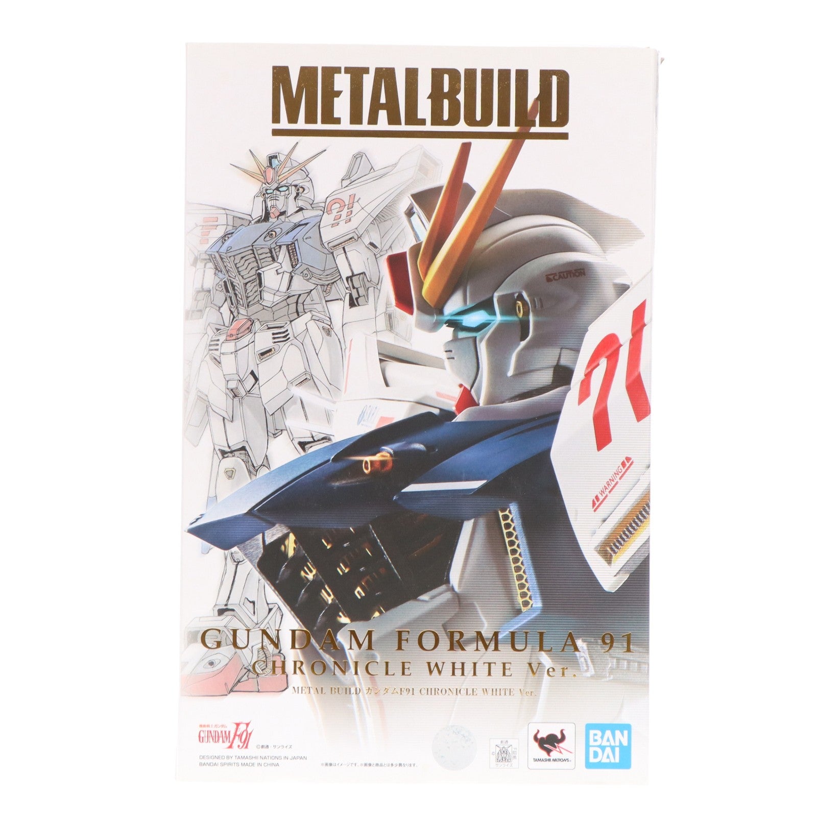 【中古即納】[FIG] METAL BUILD ガンダムF91 CHRONICLE WHITE Ver. 機動戦士ガンダムF91 完成品 可動フィギュア バンダイスピリッツ(20210327)