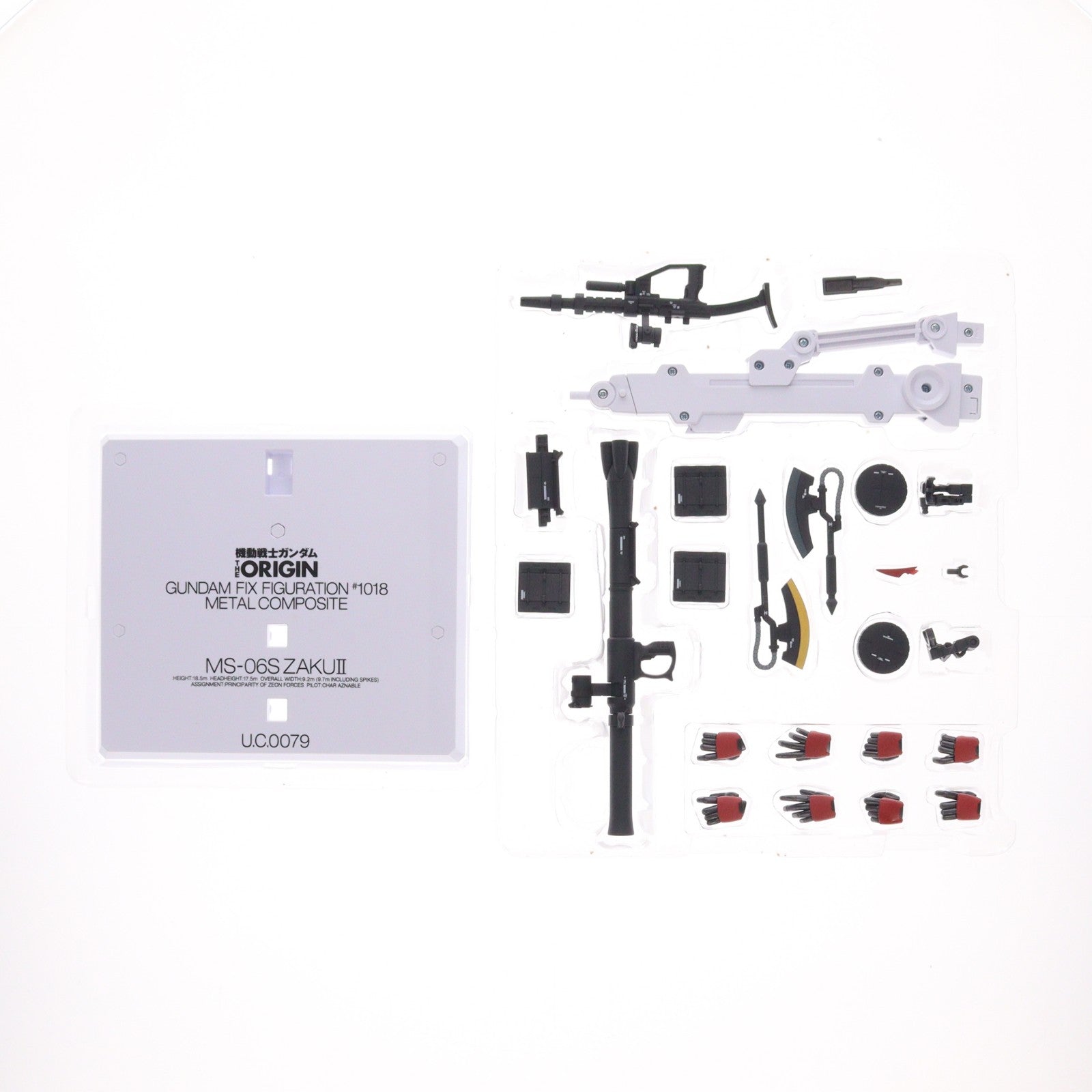 【中古即納】[FIG] GUNDAM FIX FIGURATION METAL COMPOSITE MS-06S シャア専用ザクII 機動戦士ガンダム 完成品 可動フィギュア バンダイスピリッツ(20190810)