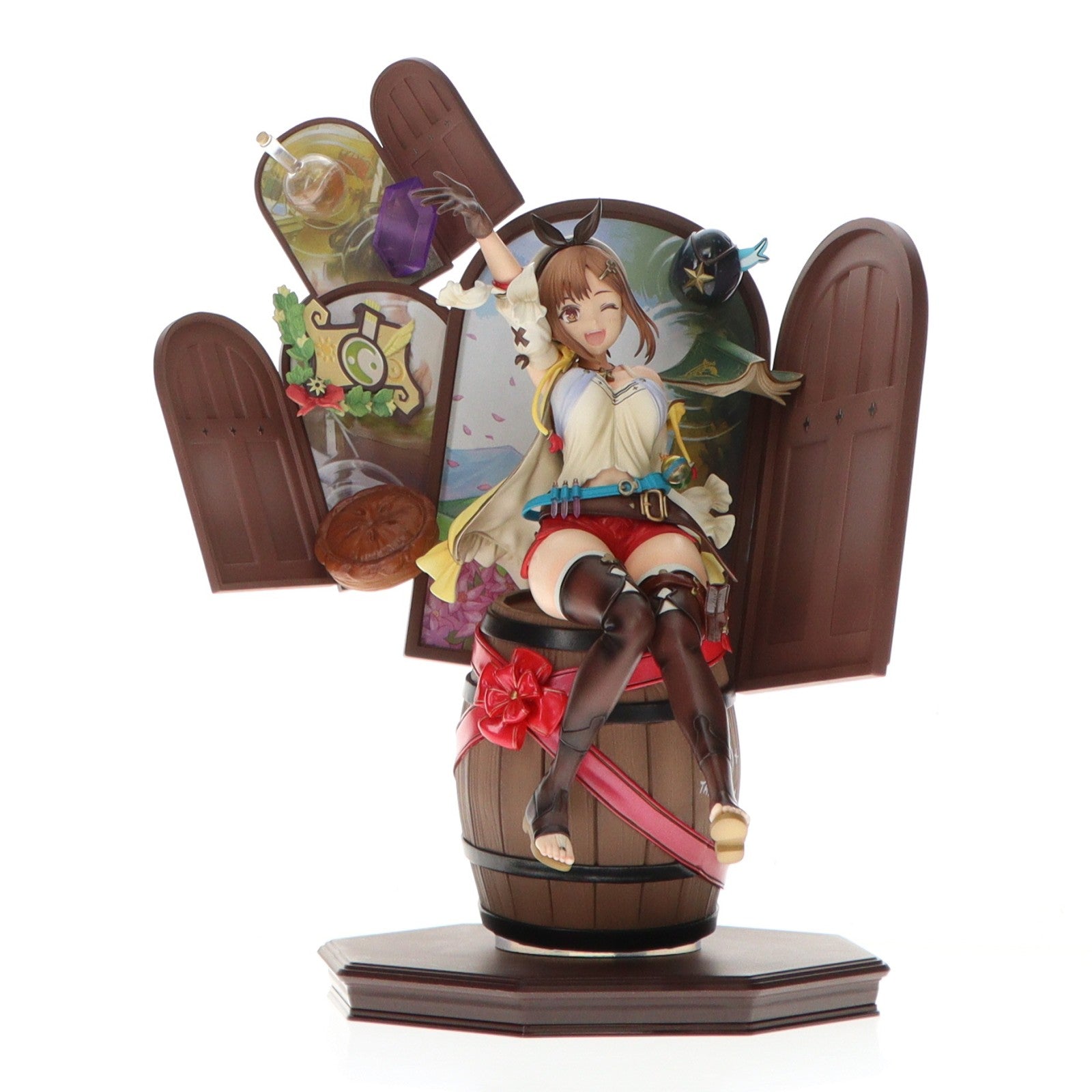 【中古即納】[FIG] ライザ アトリエシリーズ25周年記念ver. DX版 ライザのアトリエ ～常闇の女王と秘密の隠れ家～ 1/7 完成品 フィギュア(AMIF-AT-001) あみあみ(20240930)