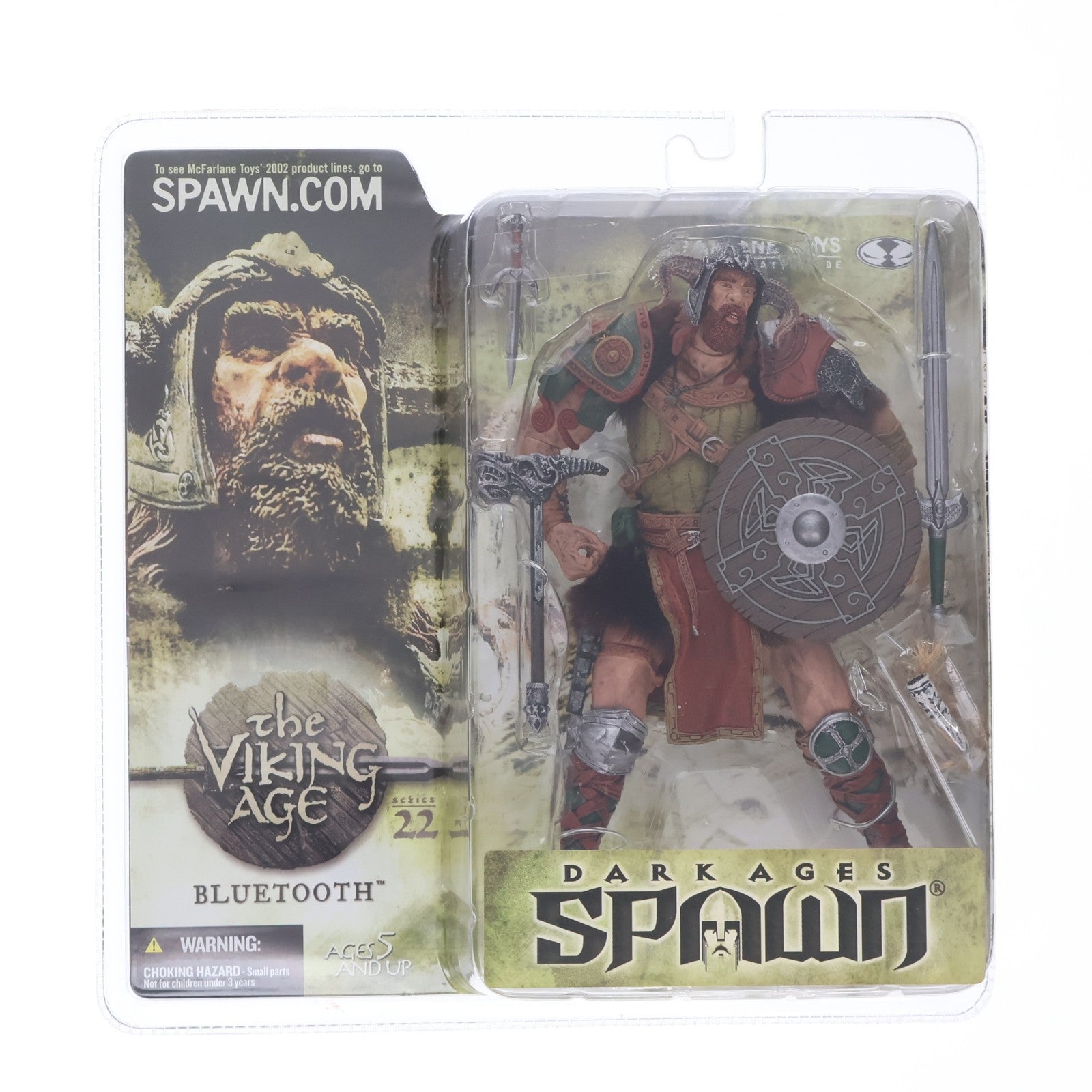 【中古即納】[FIG] スポーン・ウルトラ・アクションフィギュア シリーズ22 BLUETOOTH(ブルートゥース) DARK AGES SPAWN:THE VIKING AGE(ダークエイジス スポーン:ザ・バイキングエイジ) 完成品 可動フィギュア マクファーレン・トイズ(20020731)