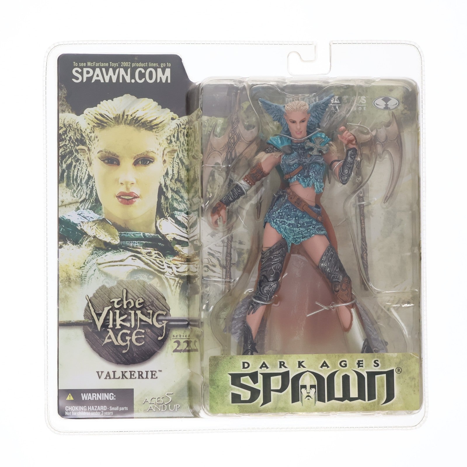 【中古即納】[FIG] スポーン・ウルトラ・アクションフィギュア シリーズ22 VALKERIE(バルキリー) DARK AGES SPAWN:THE VIKING AGE(ダークエイジス スポーン:ザ・バイキングエイジ) 完成品 可動フィギュア マクファーレン・トイズ(20020731)