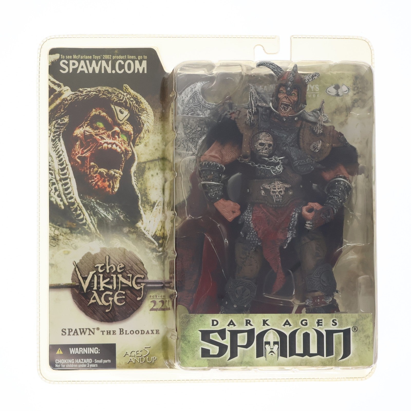 【中古即納】[FIG] スポーン・アクションフィギュア シリーズ22 SPAWN THE BLOODAXE(スポーン・ザ・ブラッドアックス) SPAWN THE DARK AGES 完成品 可動フィギュア マクファーレントイズ(20020731)