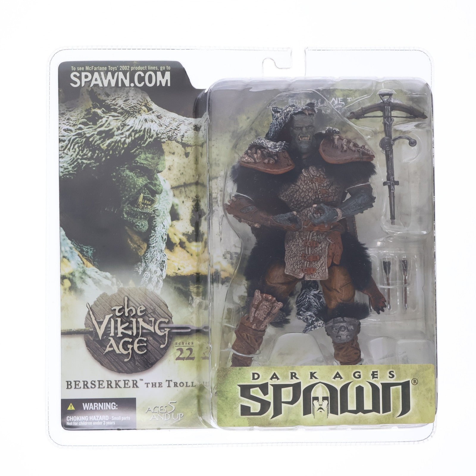 【中古即納】[FIG] スポーン・ウルトラ・アクションフィギュア シリーズ22 Berserker the Troll(バーサーカー・ザ・トロール) DARK AGES SPAWN:THE VIKING AGE(ダークエイジス スポーン:ザ・バイキングエイジ) 完成品 可動フィギュア マクファーレン・トイズ(20020731)