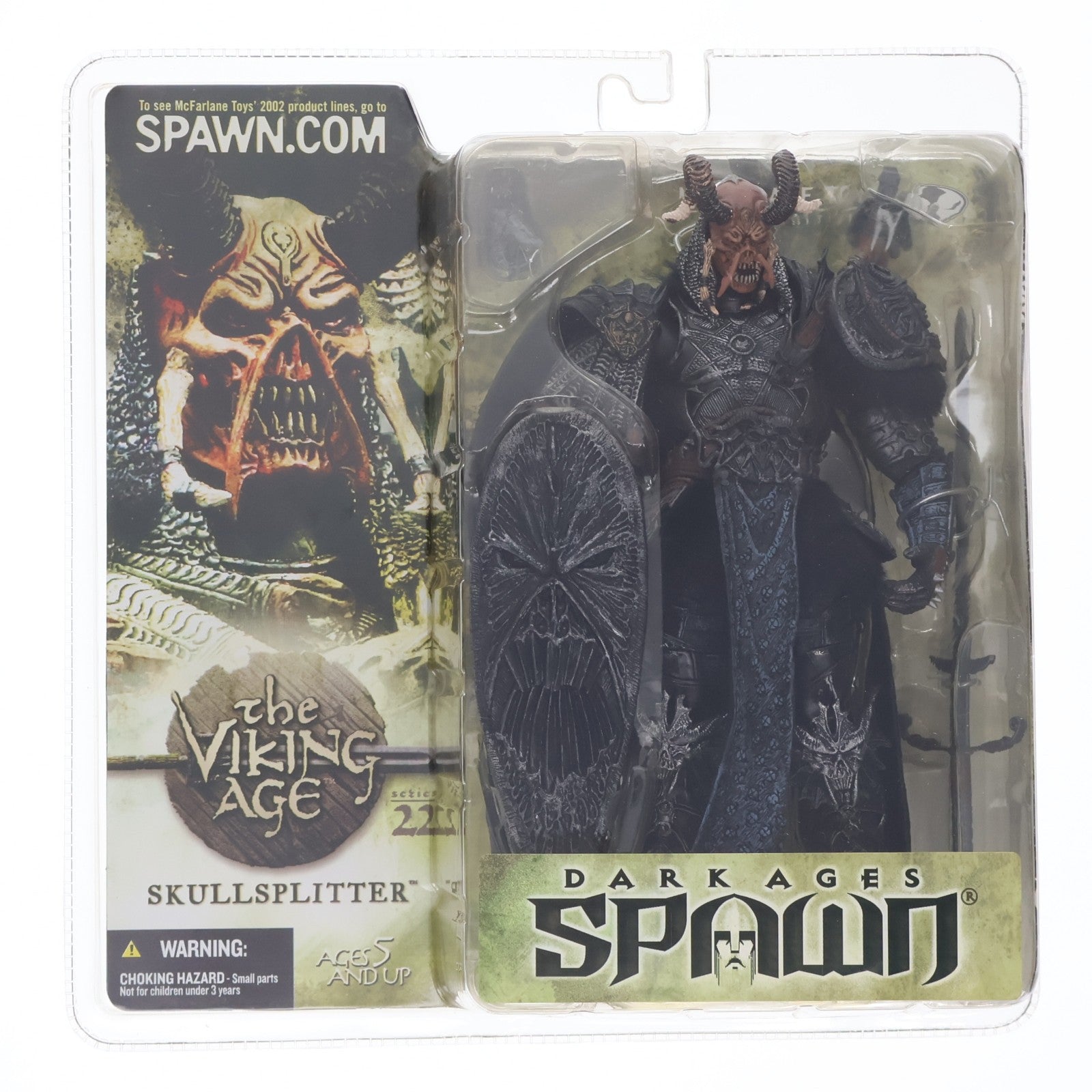 【中古即納】[FIG] スポーン・ウルトラ・アクションフィギュア シリーズ22 SKULLSPLITTER(スカルスプリッター) DARK AGES SPAWN:THE VIKING AGE(ダークエイジス スポーン:ザ・バイキングエイジ) 完成品 可動フィギュア マクファーレン・トイズ(20020731)