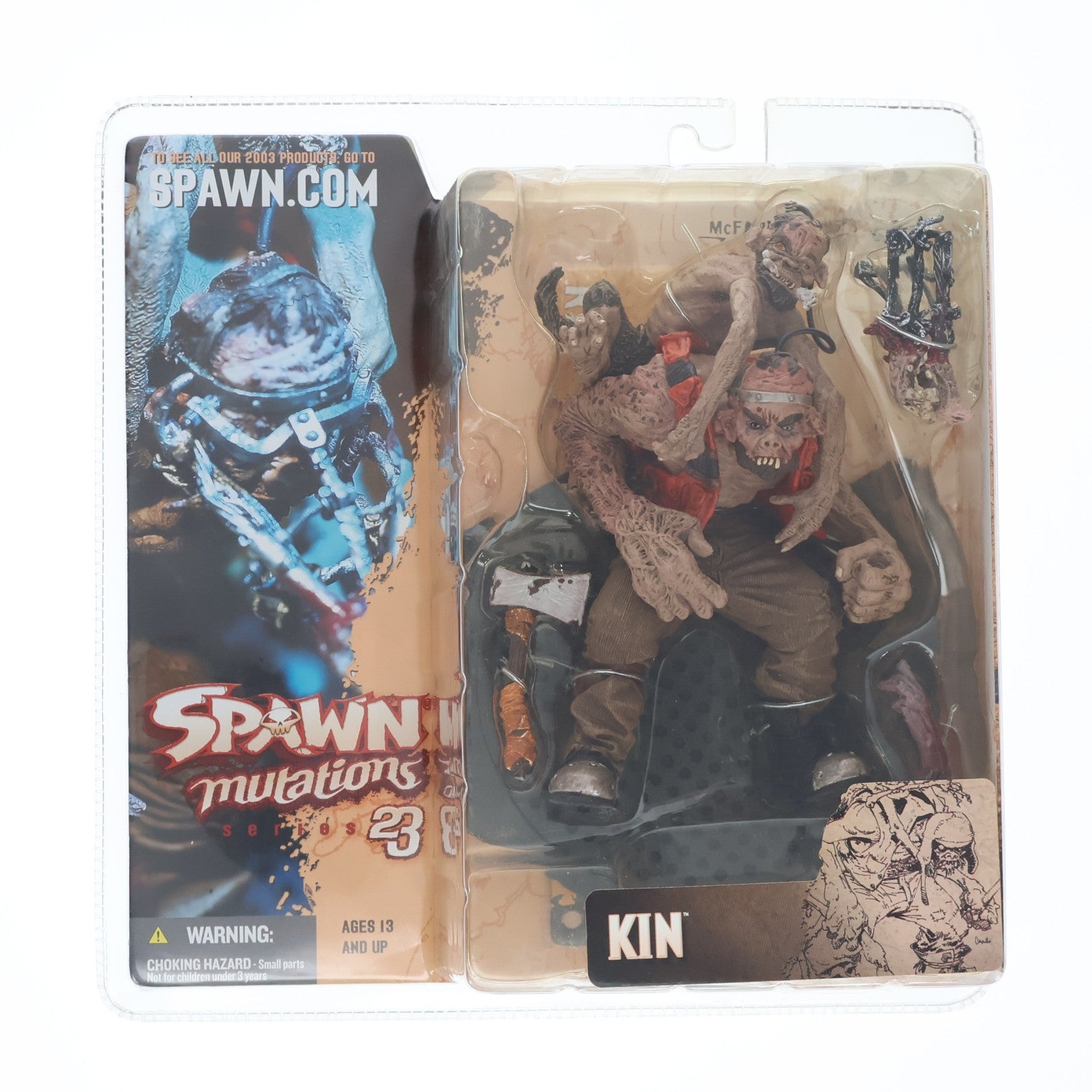 【中古即納】[FIG] スポーン・ウルトラ・アクションフィギュア シリーズ23 KIN(キン) SPAWN mutations(スポーン ミューテーションズ) 完成品 可動フィギュア マクファーレン・トイズ(20030531)