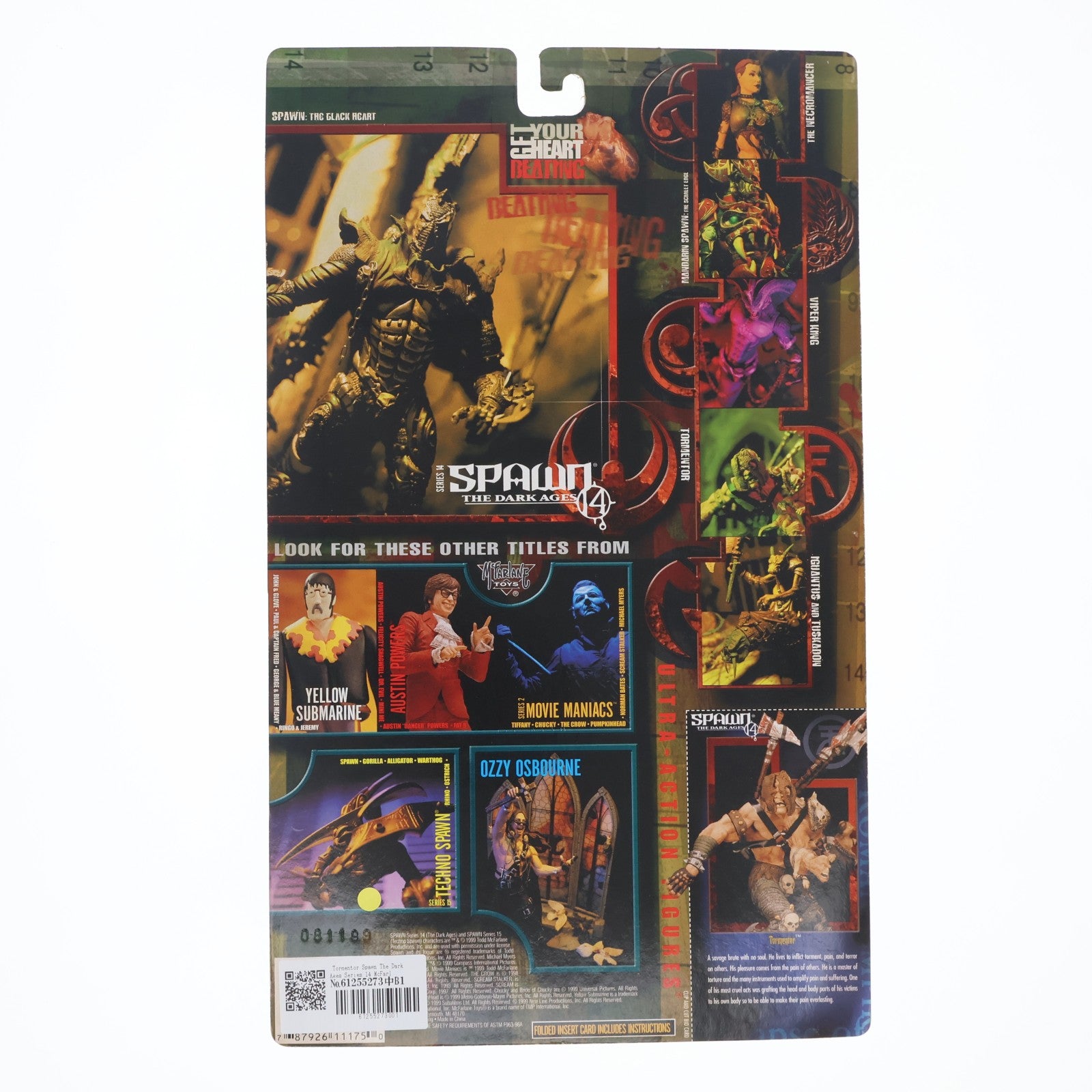 【中古即納】[FIG] スポーン・ウルトラ・アクションフィギュア シリーズ14 Tormentor(トーメンター) SPAWN THE DARK AGES(スポーン ダークエイジ) 完成品 可動フィギュア マクファーレン・トイズ(19990831)