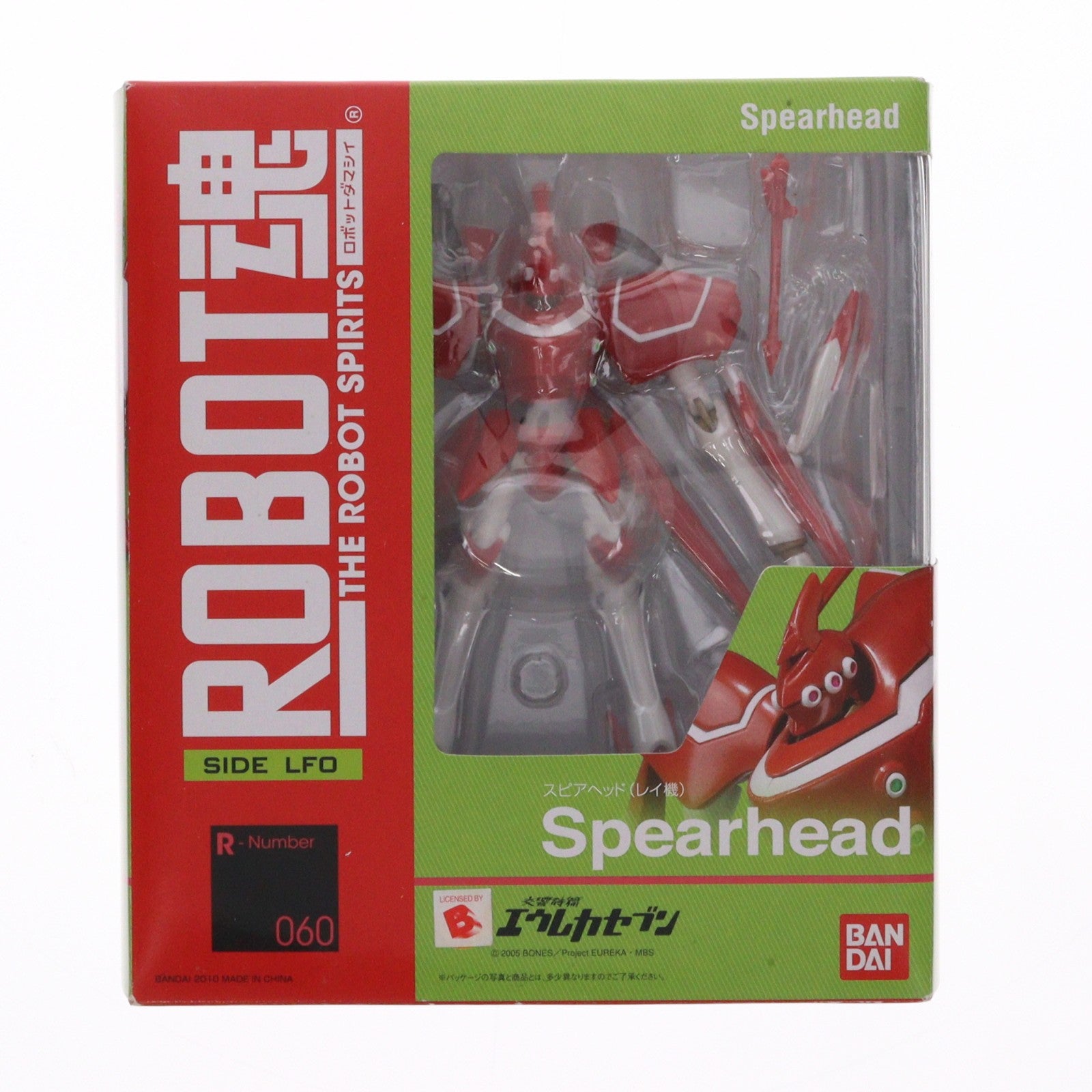 【中古即納】[FIG] ROBOT魂(SIDE LFO) スピアヘッド(レイ機) 交響詩篇エウレカセブン 完成品 可動フィギュア バンダイ(20100424)