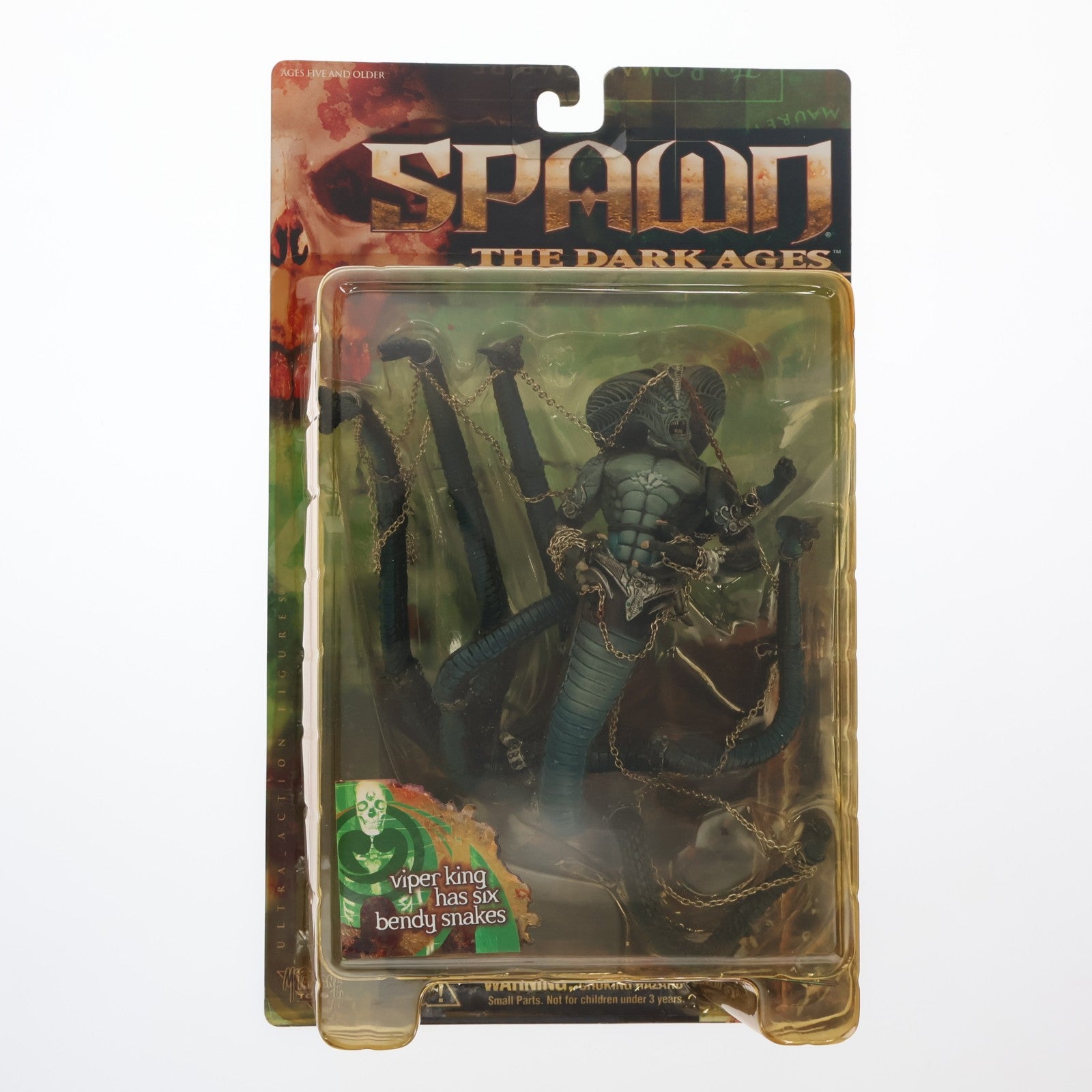 【中古即納】[FIG] スポーン・ウルトラ・アクションフィギュア シリーズ14 Viper King(バイパー・キング) SPAWN THE DARK AGES(スポーン ダークエイジ) 完成品 可動フィギュア マクファーレン・トイズ(19990831)
