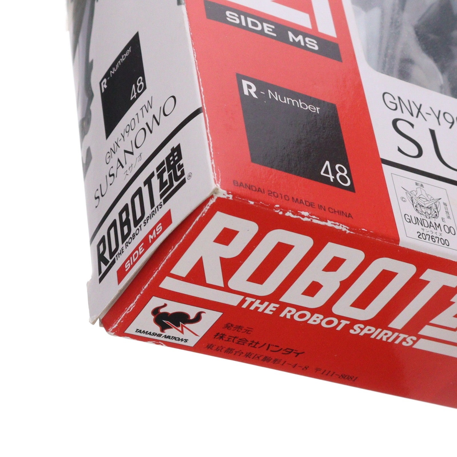 【中古即納】[FIG] ROBOT魂(SIDE MS) スサノオ 機動戦士ガンダム00(ダブルオー) 完成品 可動フィギュア バンダイ(20100123)