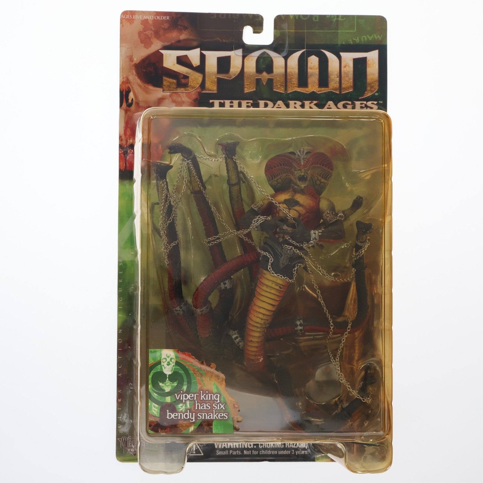【中古即納】[FIG] スポーン・ウルトラ・アクションフィギュア シリーズ14 Viper King(バイパー・キング) リペイント版 SPAWN THE DARK AGES(スポーン ダークエイジ) 完成品 可動フィギュア マクファーレン・トイズ(19991231)