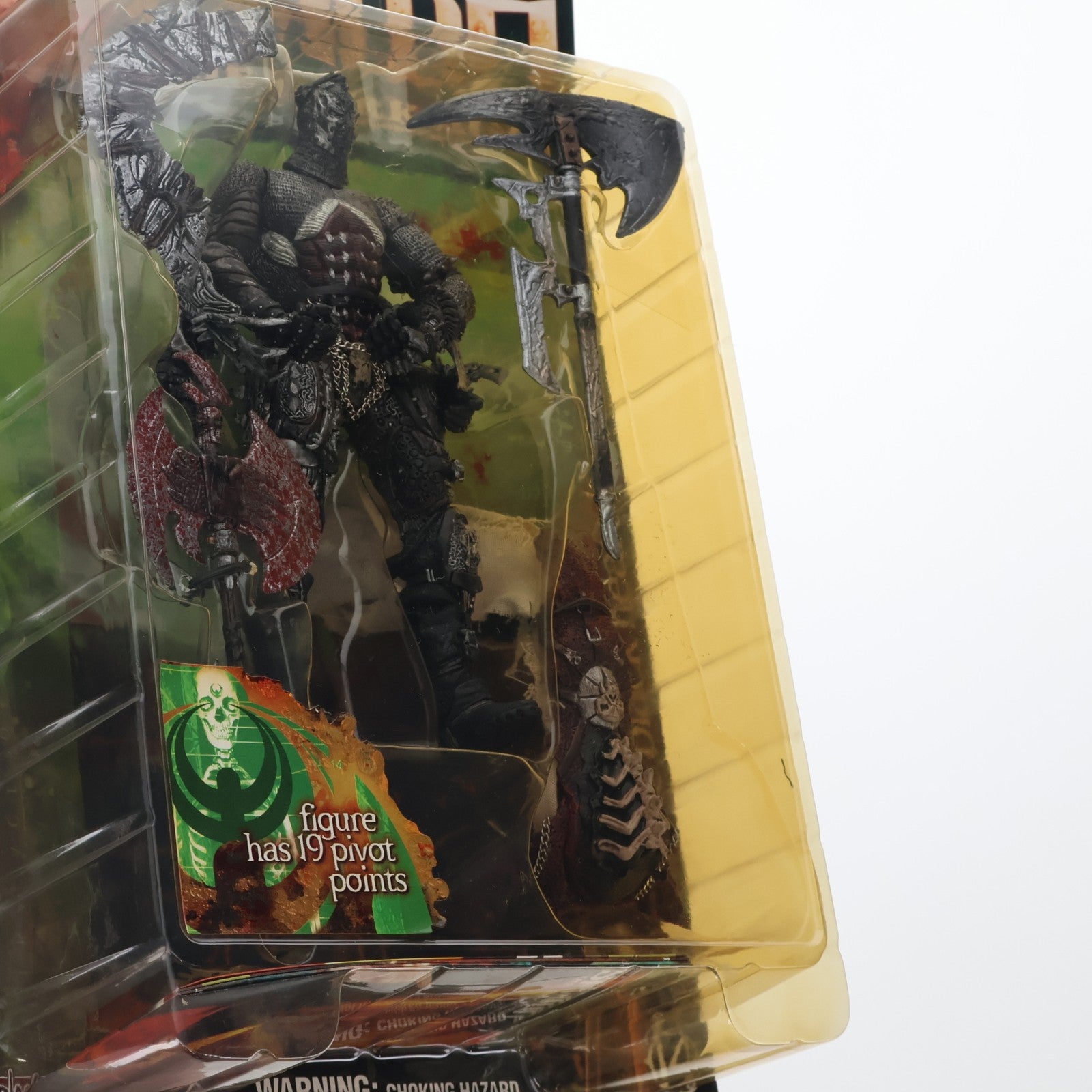 【中古即納】[FIG] スポーン・ウルトラ・アクションフィギュア シリーズ14 SPWAN:THE BLACK HEART(スポーン・ザ・ブラックハート) リペイント版 SPAWN THE DARK AGES(スポーン ダークエイジ) 完成品 可動フィギュア マクファーレン・トイズ(19991231)