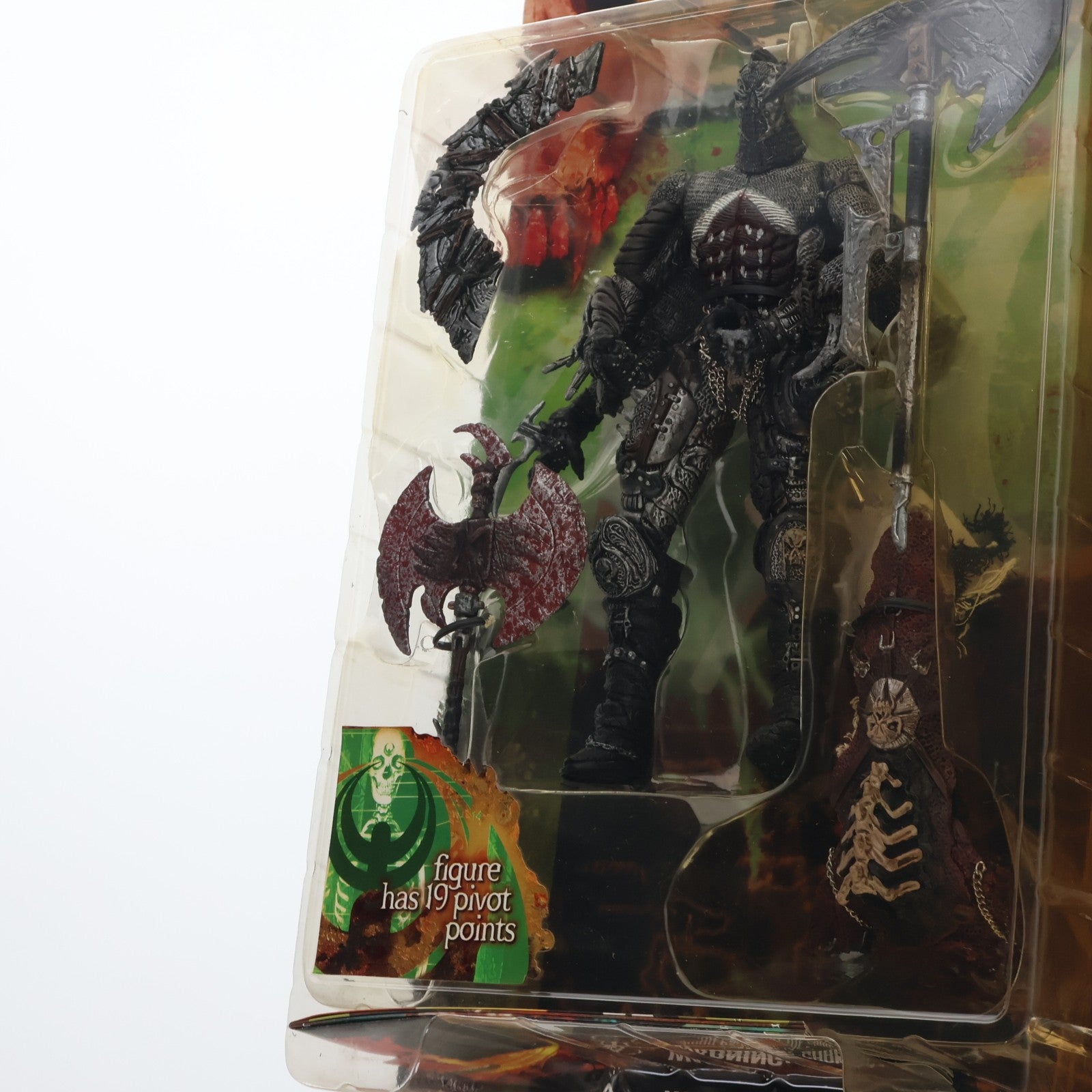 【中古即納】[FIG] スポーン・ウルトラ・アクションフィギュア シリーズ14 SPWAN:THE BLACK HEART(スポーン・ザ・ブラックハート) リペイント版 SPAWN THE DARK AGES(スポーン ダークエイジ) 完成品 可動フィギュア マクファーレン・トイズ(19991231)