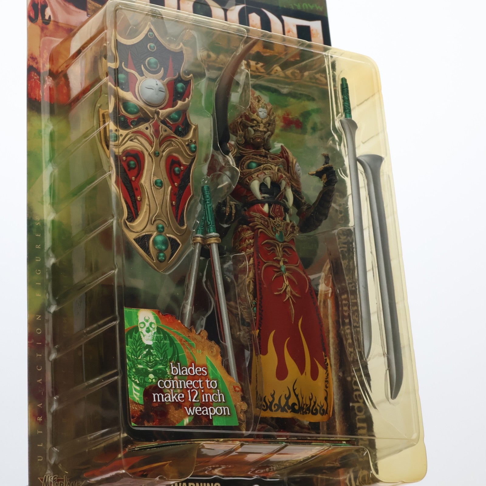 【中古即納】[FIG] スポーン・ウルトラ・アクションフィギュア シリーズ14 MANDARIN SPAWN(マンダリン・スポーン) SPAWN THE DARK AGES(スポーン ダークエイジ) 完成品 可動フィギュア マクファーレン・トイズ(19990831)