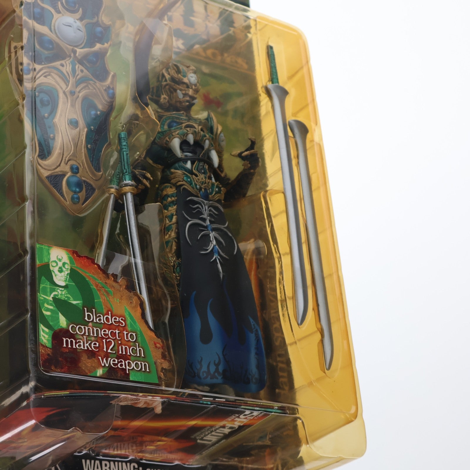 【中古即納】[FIG] スポーン・ウルトラ・アクションフィギュア シリーズ14 MANDARIN SPAWN(マンダリン・スポーン) リペイントVer.(ブルー) SPAWN THE DARK AGES(スポーン ダークエイジ) 完成品 可動フィギュア マクファーレン・トイズ(19990831)