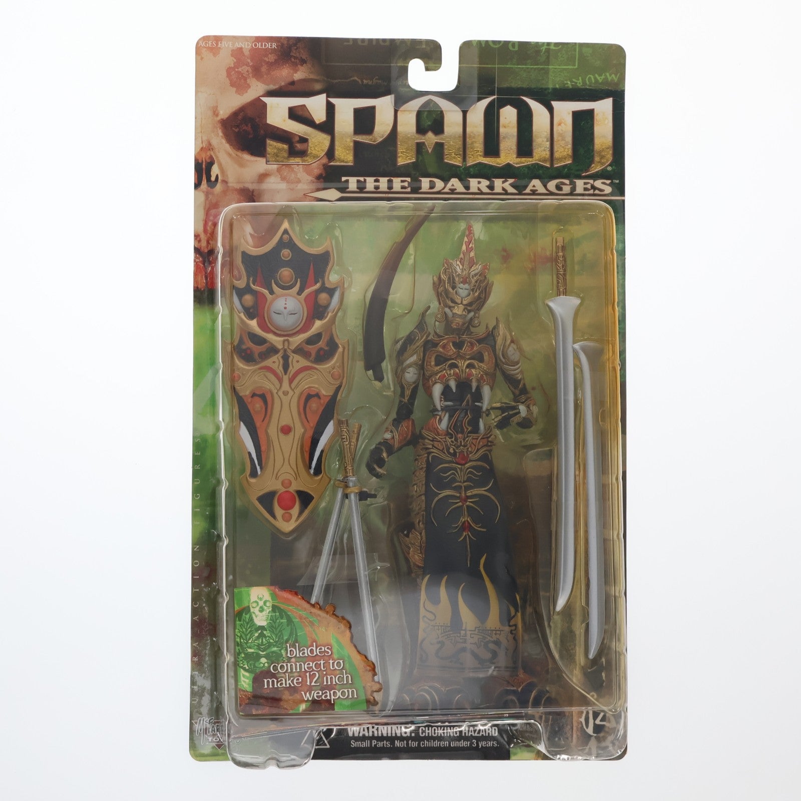 【中古即納】[FIG] スポーン・ウルトラ・アクションフィギュア シリーズ14 MANDARIN SPAWN(マンダリン・スポーン) リペイント版(ブラック) SPAWN THE DARK AGES(スポーン ダークエイジ) 完成品 可動フィギュア マクファーレン・トイズ(19991231)