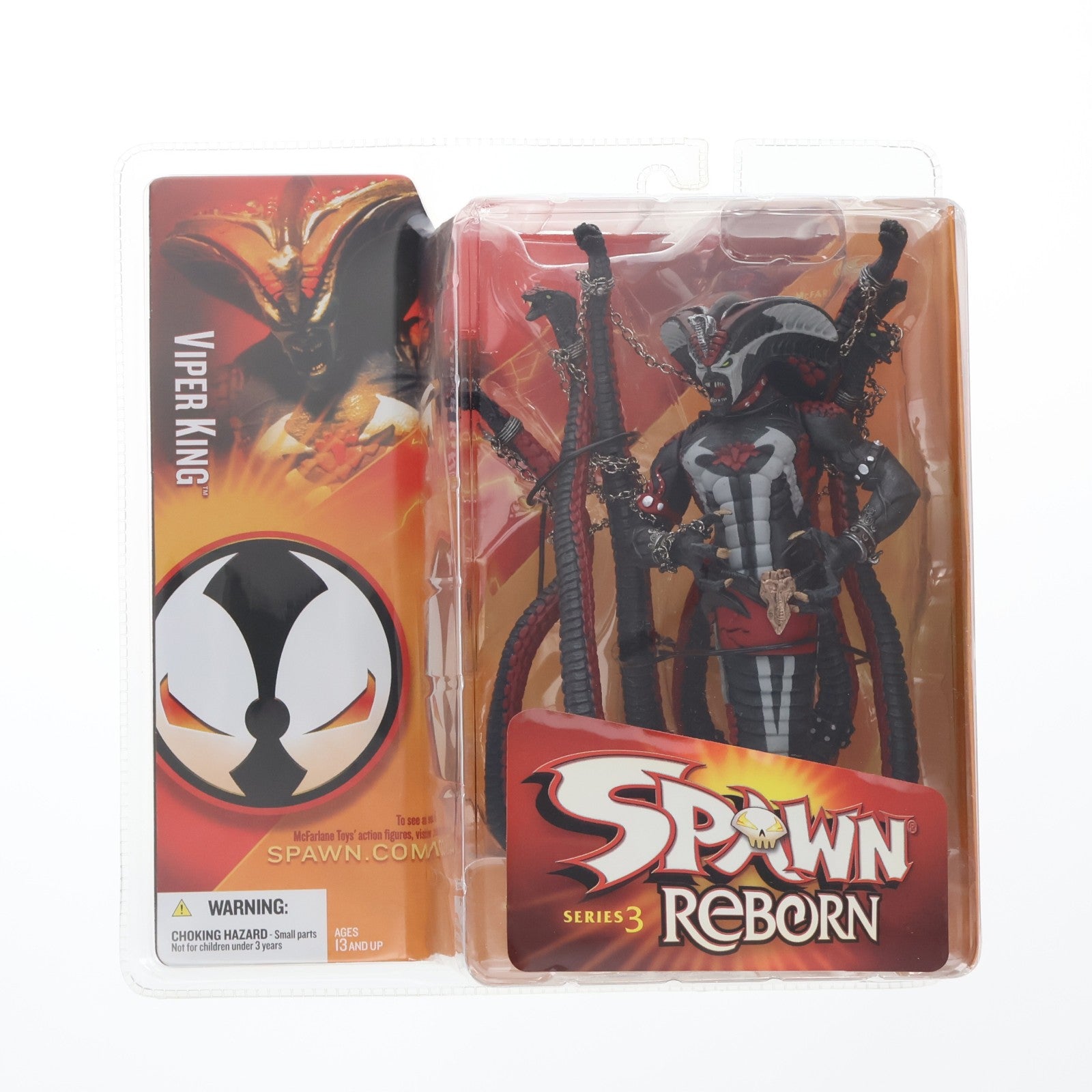 【中古即納】[FIG] スポーン アクションフィギュア シリーズ3 Viper King(バイパーキング) SPAWN REBORN(スポーン・リボーン) 完成品 可動フィギュア マクファーレン・トイズ(20050731)