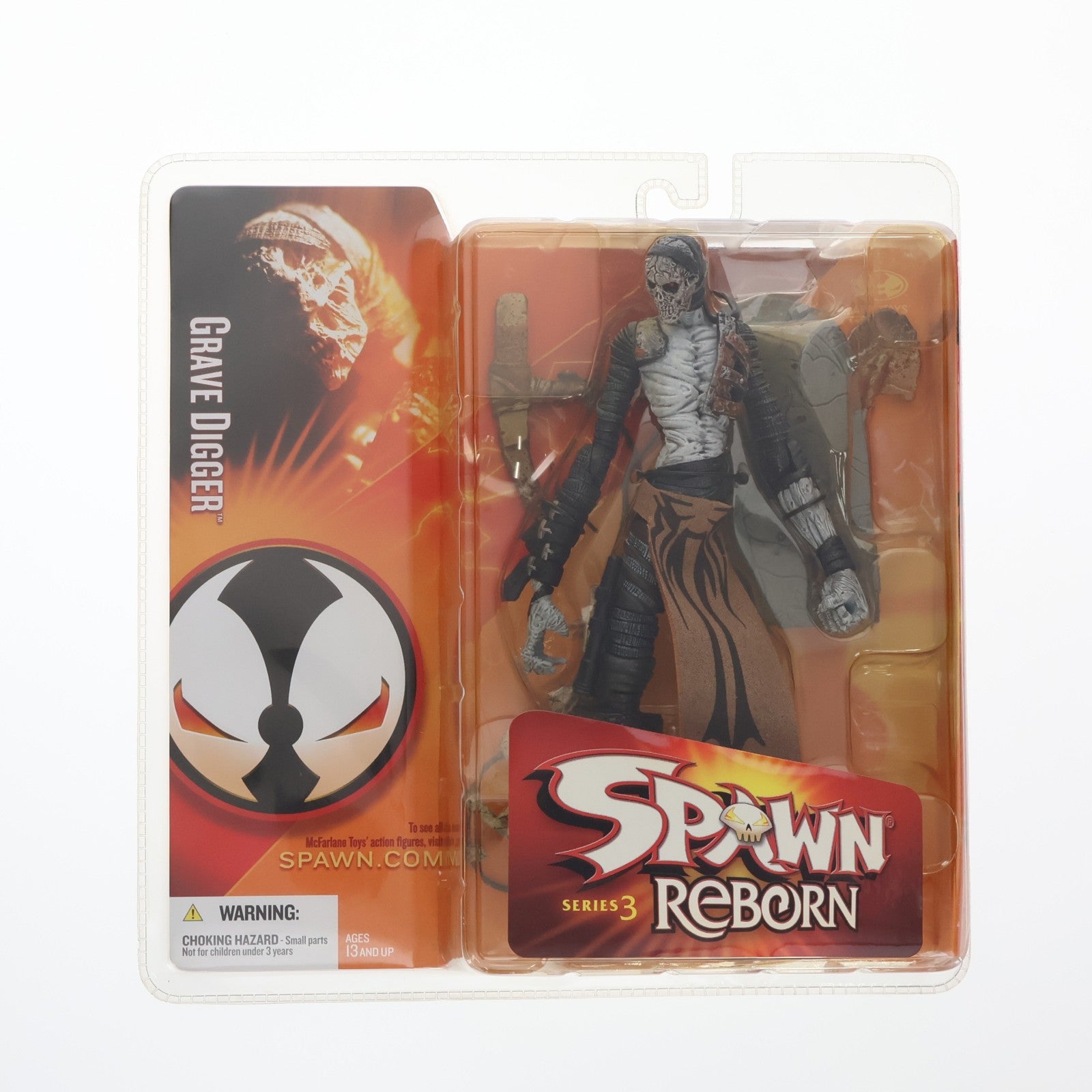 【中古即納】[FIG] スポーン・アクションフィギュア シリーズ3 GRAVE DIGGER(グレイブ・ディガー) SPAWN REBORN(スポーン・リボーン) 完成品 可動フィギュア マクファーレン・トイズ(19991231)