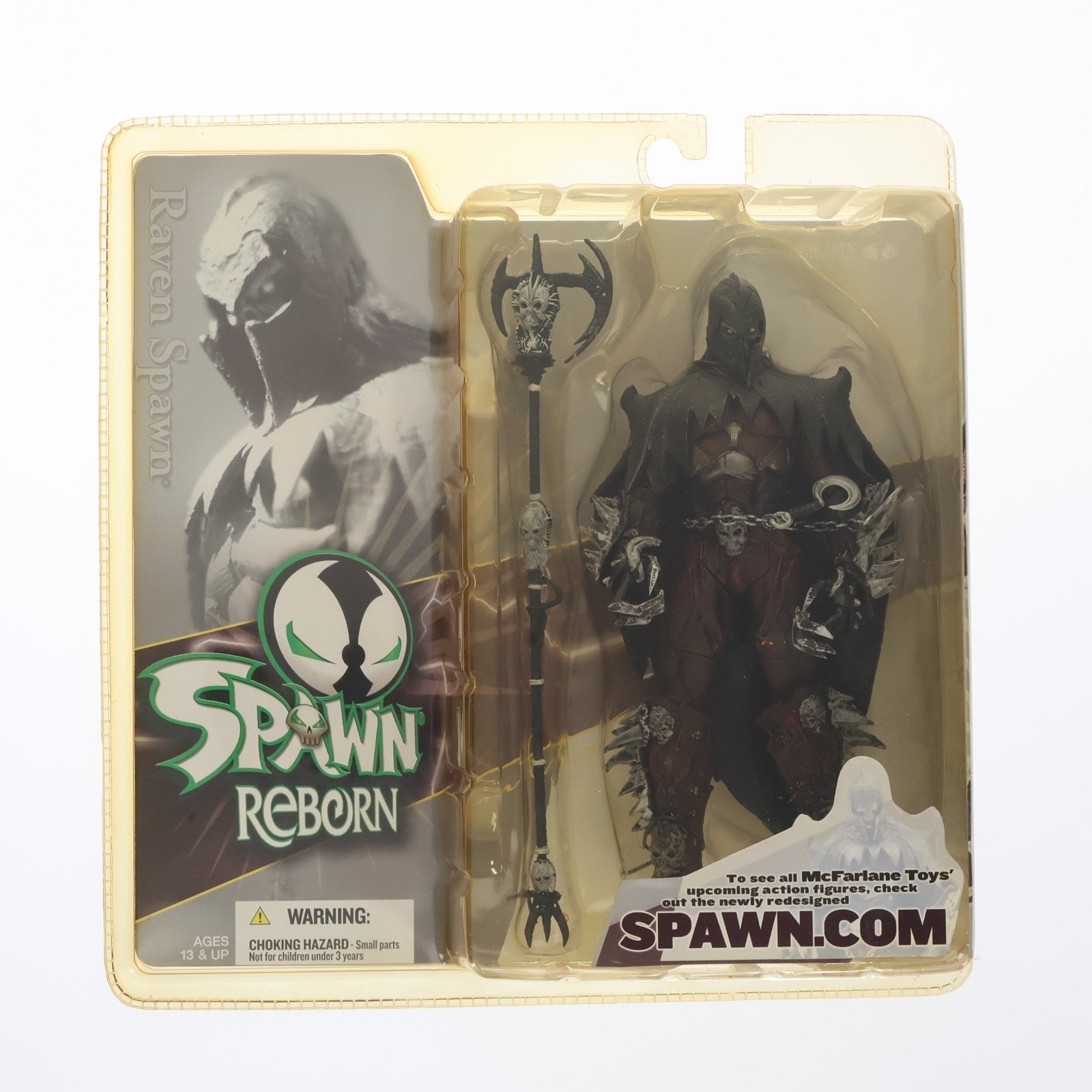 【中古即納】[FIG] スポーン・アクションフィギュア シリーズ1 Raven Spawn(レイヴンスポーン) SPAWN REBORN(スポーン・リボーン) 完成品 可動フィギュア マクファーレン・トイズ(19991231)