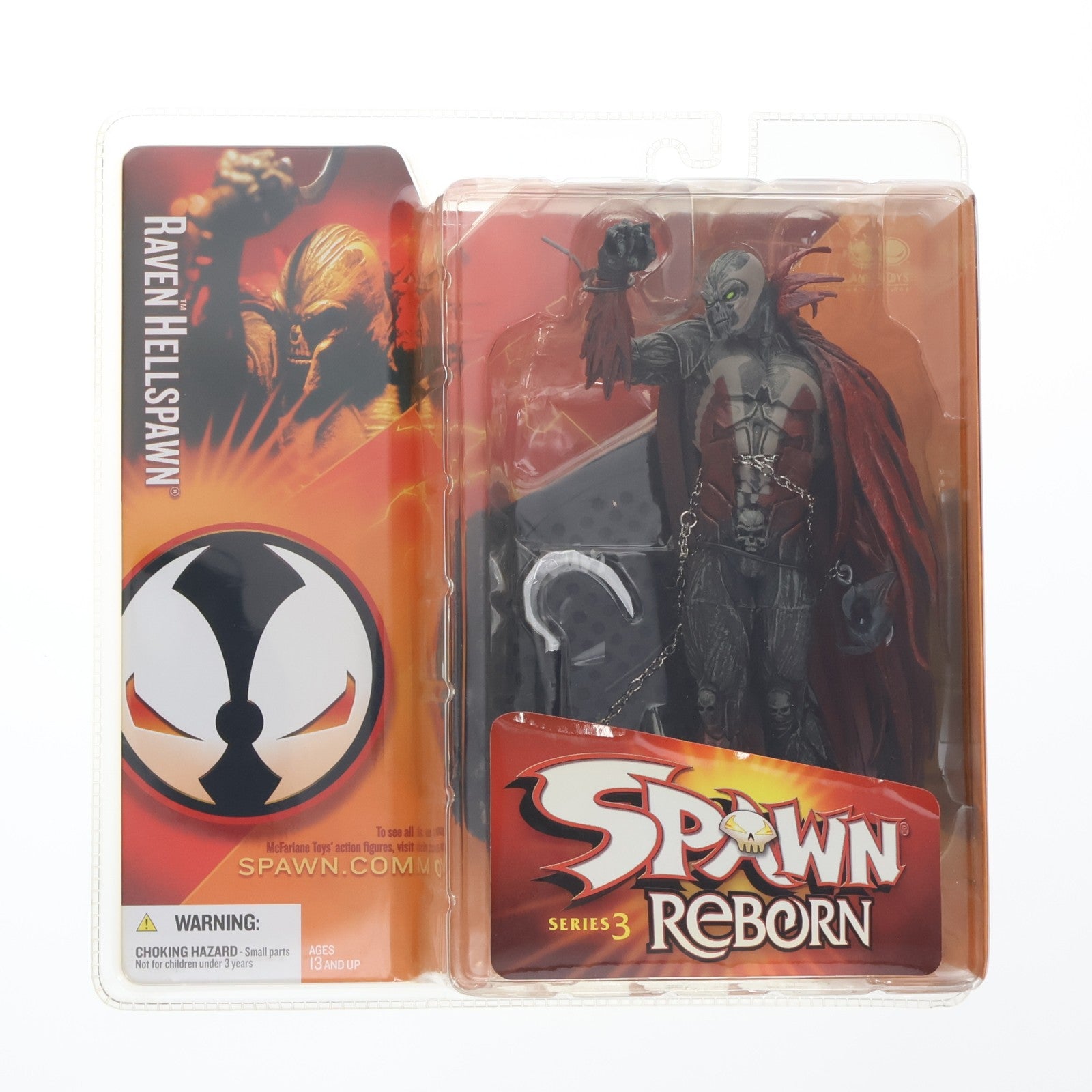 【中古即納】[FIG] スポーン アクションフィギュア シリーズ3 RAVEN HELLSPAWN(レイヴン ヘルスポーン) SPAWN REBORN(スポーン・リボーン) 完成品 可動フィギュア マクファーレン・トイズ(20050731)