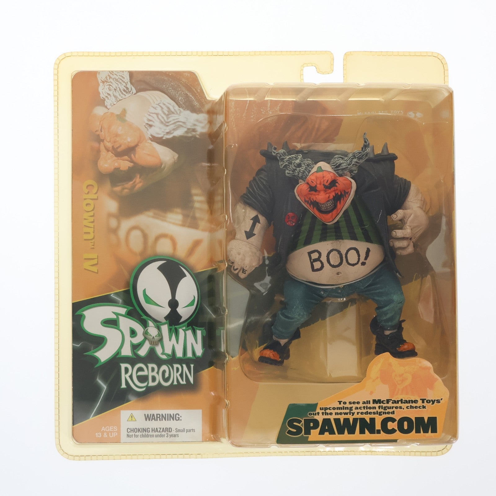 【中古即納】[FIG] スポーン・アクションフィギュア シリーズ1 Clown IV(クラウン4) SPAWN REBORN(スポーン・リボーン) 完成品 可動フィギュア マクファーレン・トイズ(19991231)