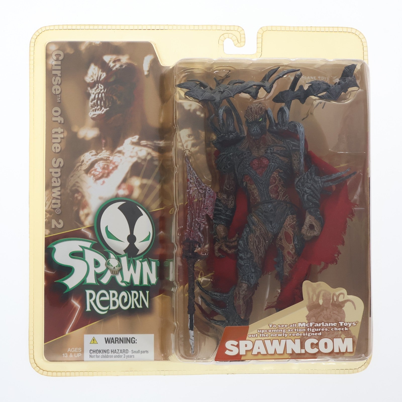 【中古即納】[FIG] スポーン・アクションフィギュア シリーズ1 Curse of the Spawn 2(カース・オブ・スポーン2) SPAWN REBORN(スポーン・リボーン) 完成品 可動フィギュア(海外流通版) マクファーレン・トイズ(19991231)