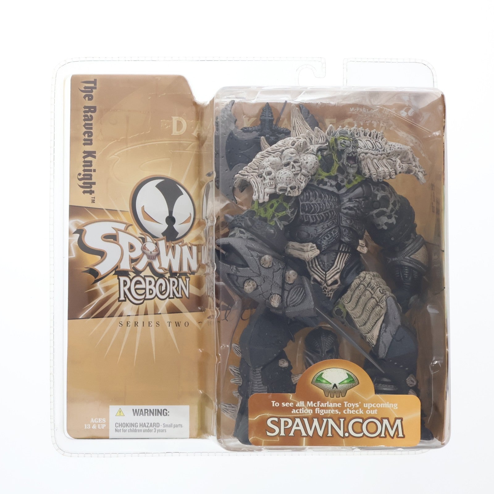 【中古即納】[FIG] スポーン アクションフィギュア シリーズ2 THE RAVEN KNIGHT(ザ・レイヴンナイト) SPAWN REBORN(スポーン・リボーン) 完成品 可動フィギュア マクファーレン・トイズ(20040630)