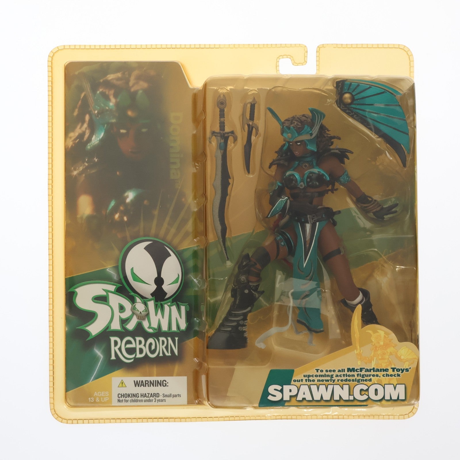【中古即納】[FIG] スポーン・アクションフィギュア シリーズ1 Domina(ドミナ) SPAWN REBORN(スポーン・リボーン) 完成品 可動フィギュア(海外流通版) マクファーレン・トイズ(19991231)