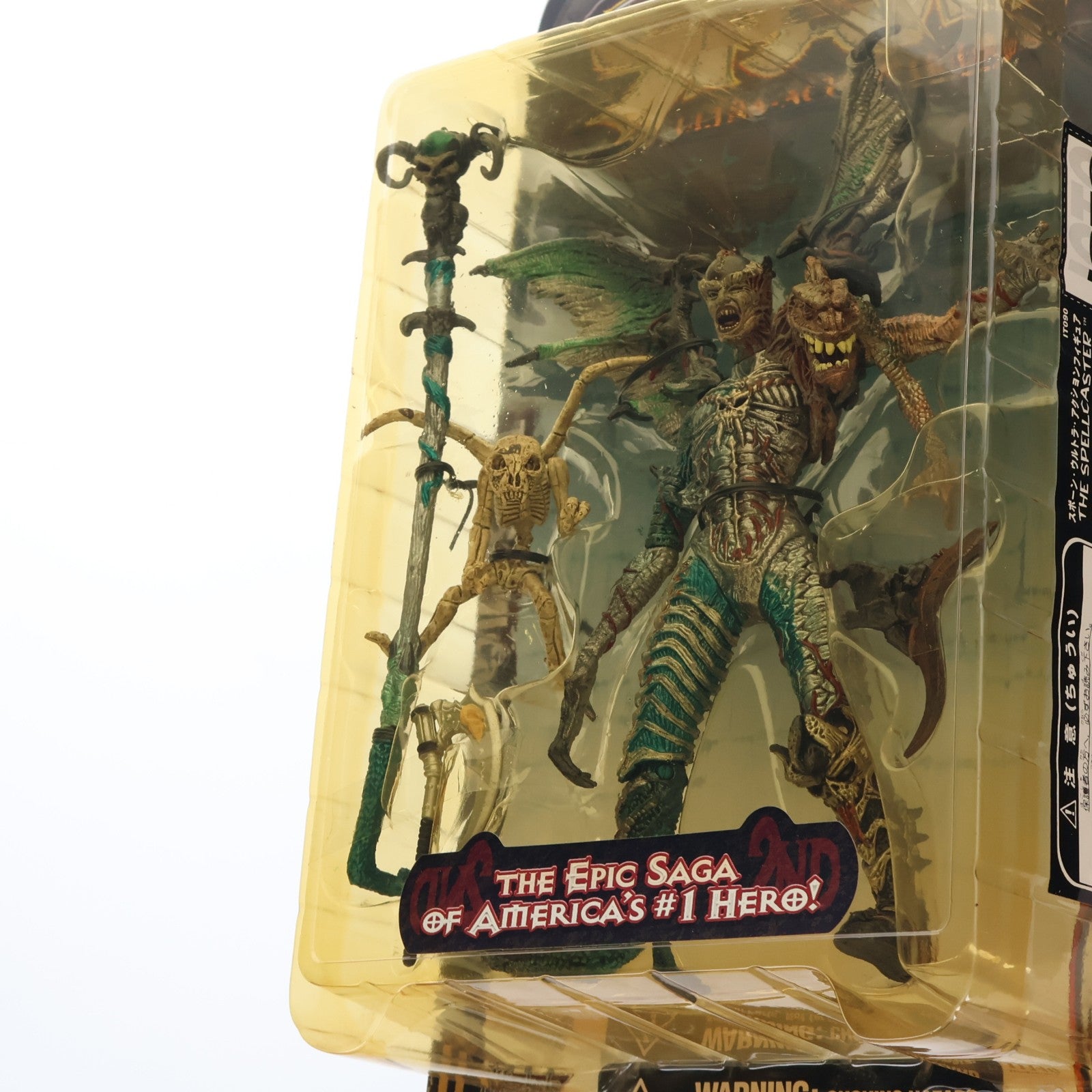 【中古即納】[FIG] スポーン・ウルトラ・アクションフィギュア シリーズ11 The Spellcaster(ザ・スペルキャスター) リペイントVer. DARK AGES SPAWN(ダークエイジス スポーン) 完成品 可動フィギュア マクファーレン・トイズ(19980731)