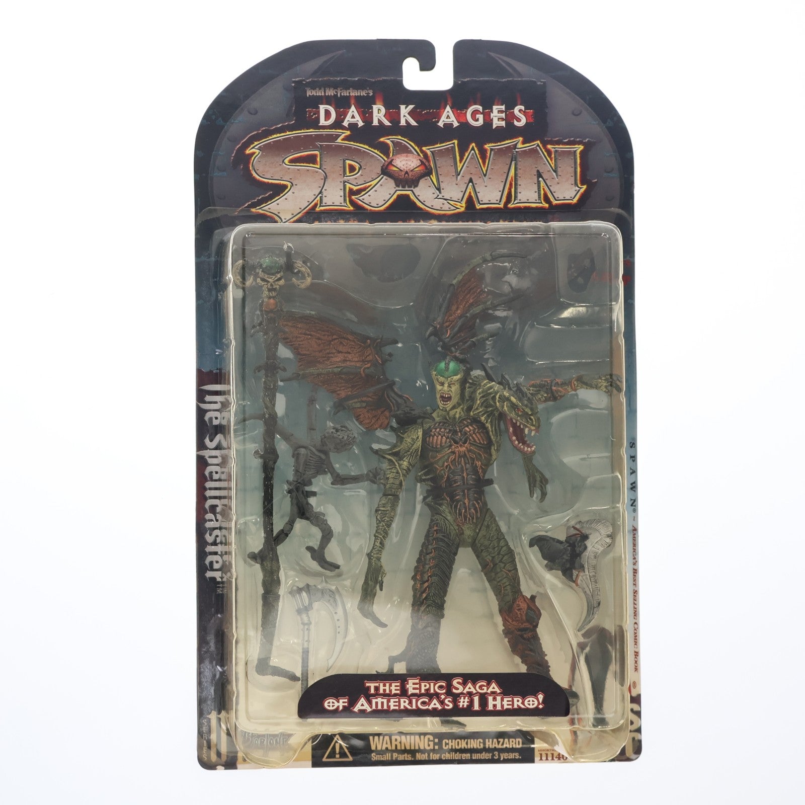 【中古即納】[FIG] スポーン・ウルトラ・アクションフィギュア The Spellcaster(スペルキャスター) SPAWN(スポーン) 完成品 可動フィギュア マクファーレン・トイズ(19980731)