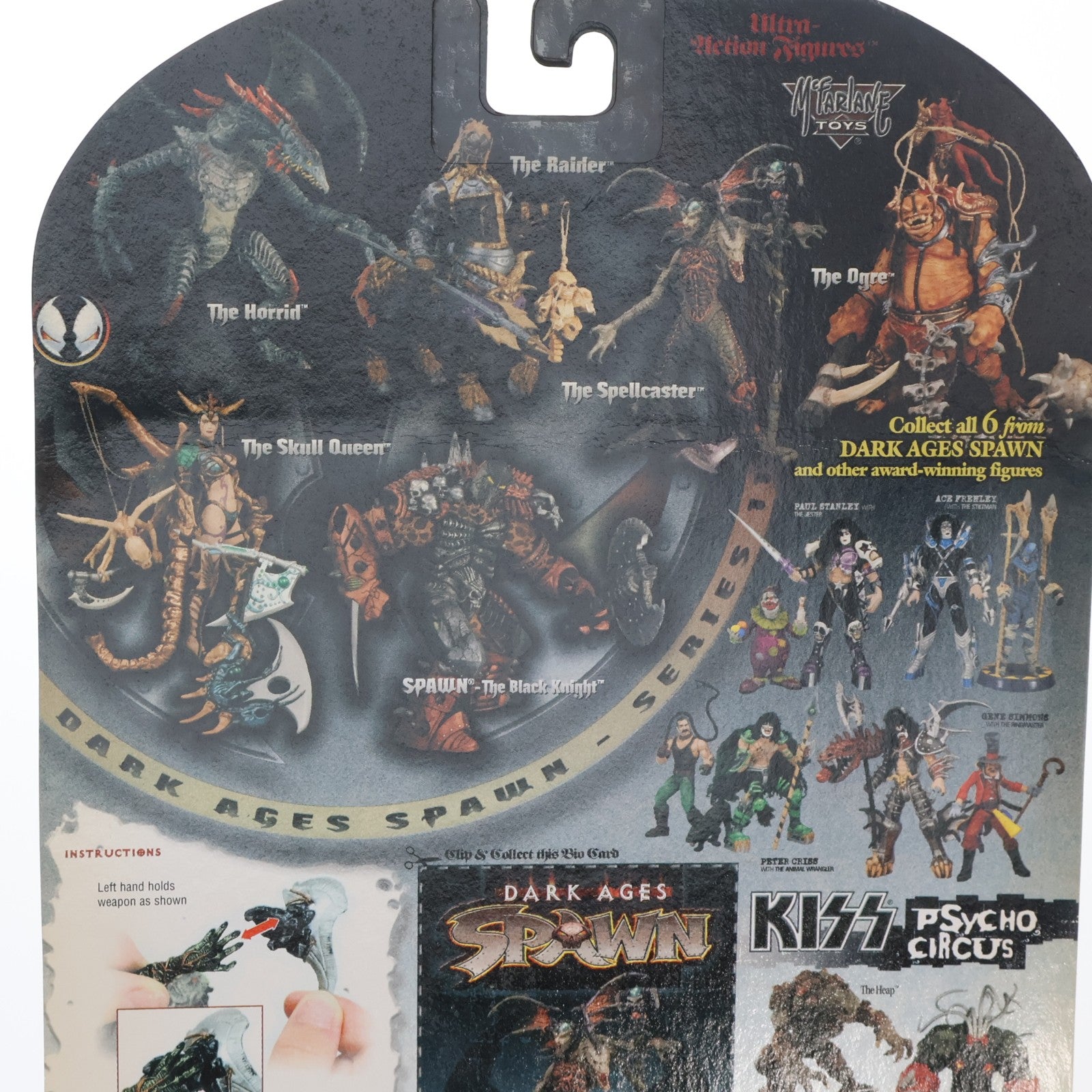 【中古即納】[FIG] スポーン・ウルトラ・アクションフィギュア The Spellcaster(スペルキャスター) SPAWN(スポーン) 完成品 可動フィギュア マクファーレン・トイズ(19980731)