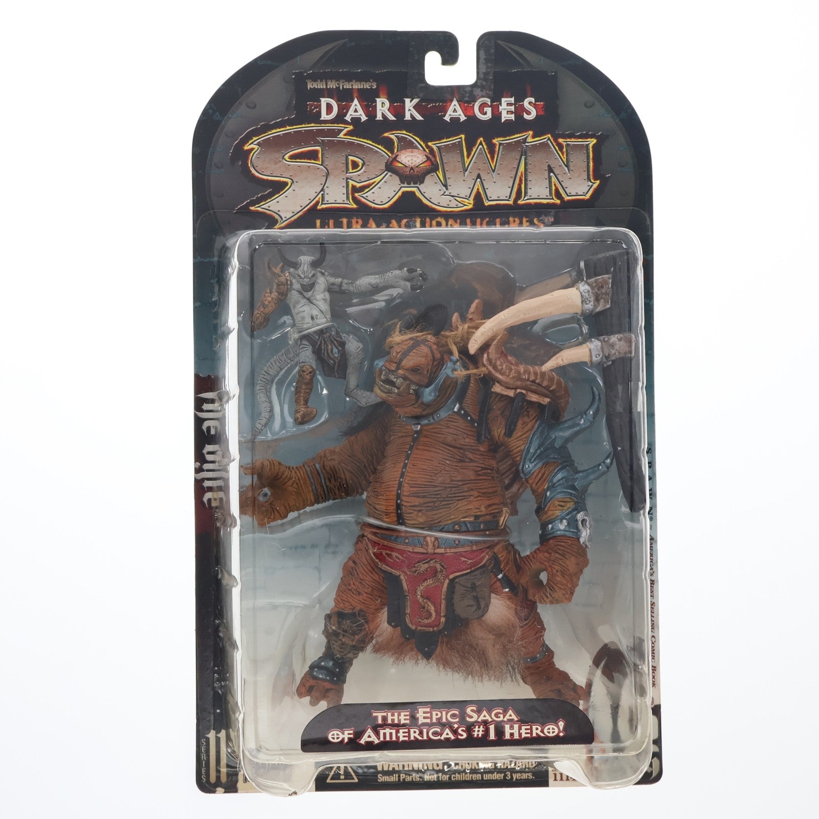 【中古即納】[FIG] スポーン・ウルトラ・アクションフィギュア シリーズ11 The Ogre(オーガ) 棍棒装備Ver. DARK AGES SPAWN(ダークエイジス スポーン) 完成品 可動フィギュア マクファーレン・トイズ(19980731)