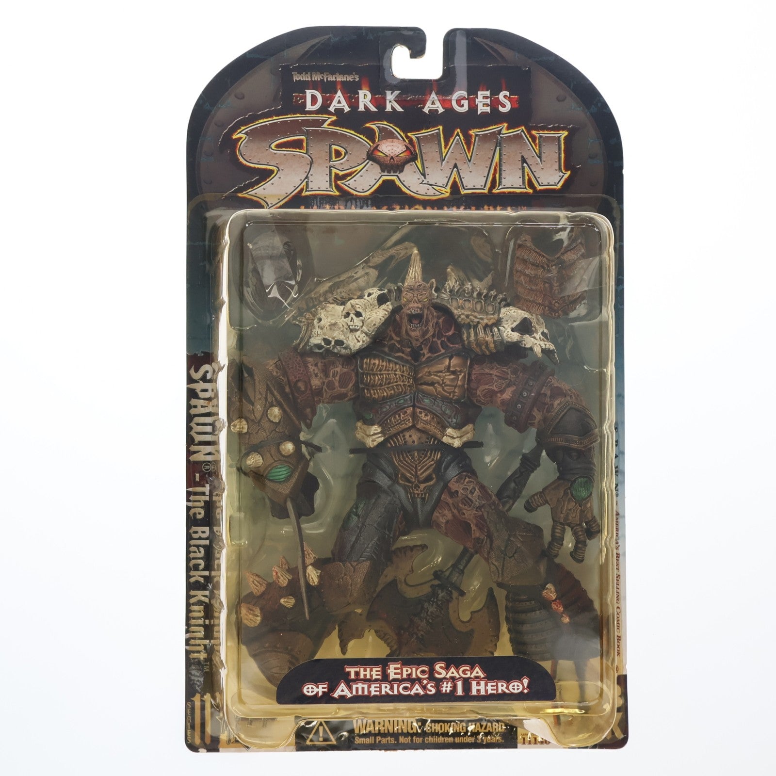 【中古即納】[FIG] スポーン・ウルトラ・アクションフィギュア シリーズ11 Spawn The Black Knight(スポーン・ザ・ブラックナイト) 通常Ver. DARK AGES SPAWN(ダークエイジス スポーン) 完成品 可動フィギュア マクファーレン・トイズ(19990731)