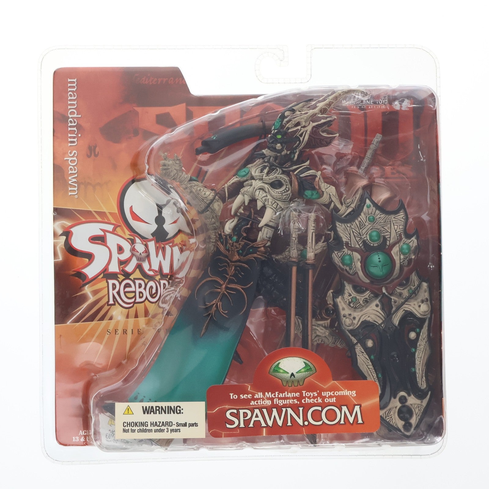 【中古即納】[FIG] スポーン アクションフィギュア シリーズ2 MANDARIN SPAWN(マンダリン・スポーン) SPAWN REBORN(スポーン・リボーン) 完成品 可動フィギュア マクファーレン・トイズ(20040630)