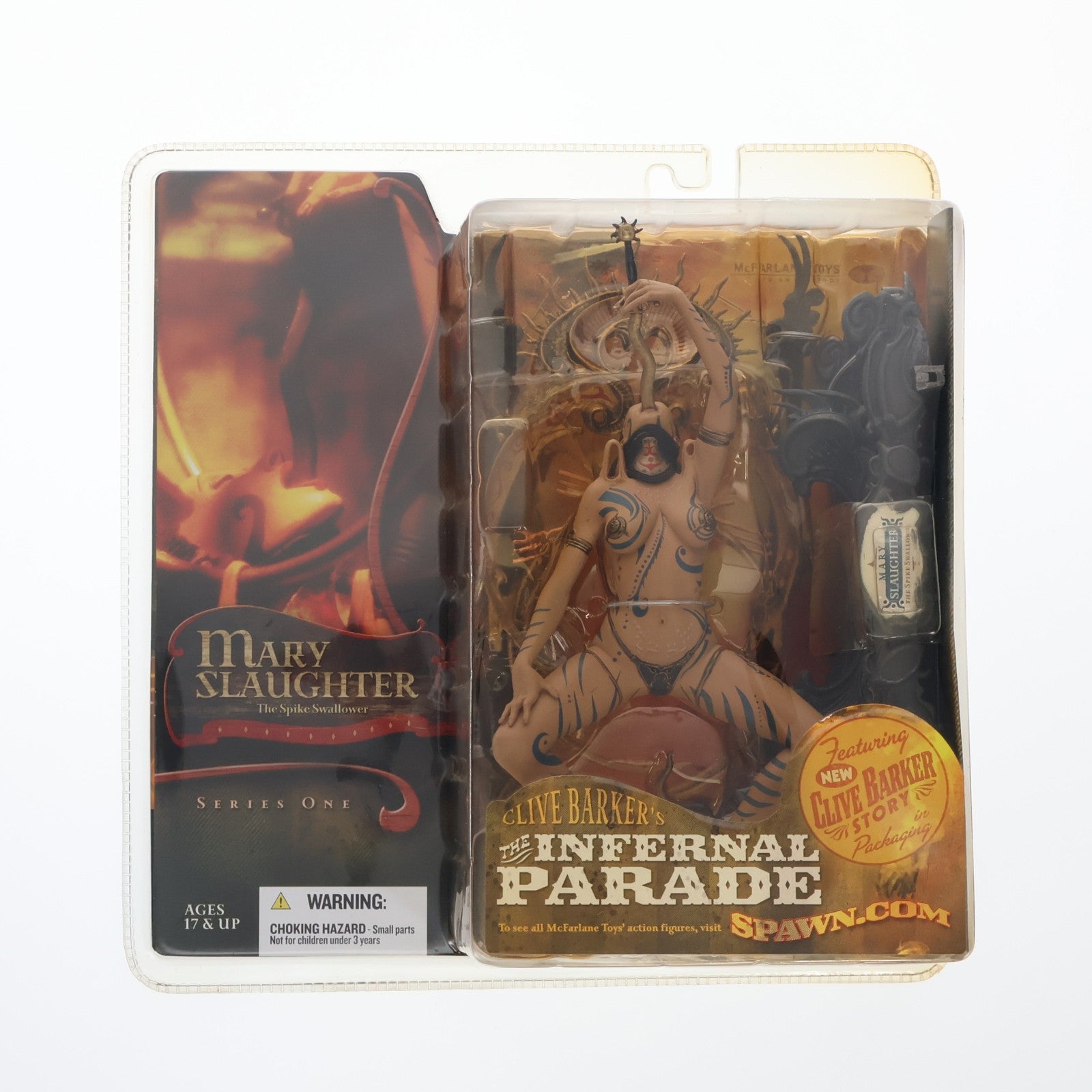 【中古即納】[FIG] INFERNAL PARADE シリーズ1 Mary Slaughter(マリー・スローター) The Spike Swallower 完成品 可動フィギュア マクファーレン・トイズ(20041231)