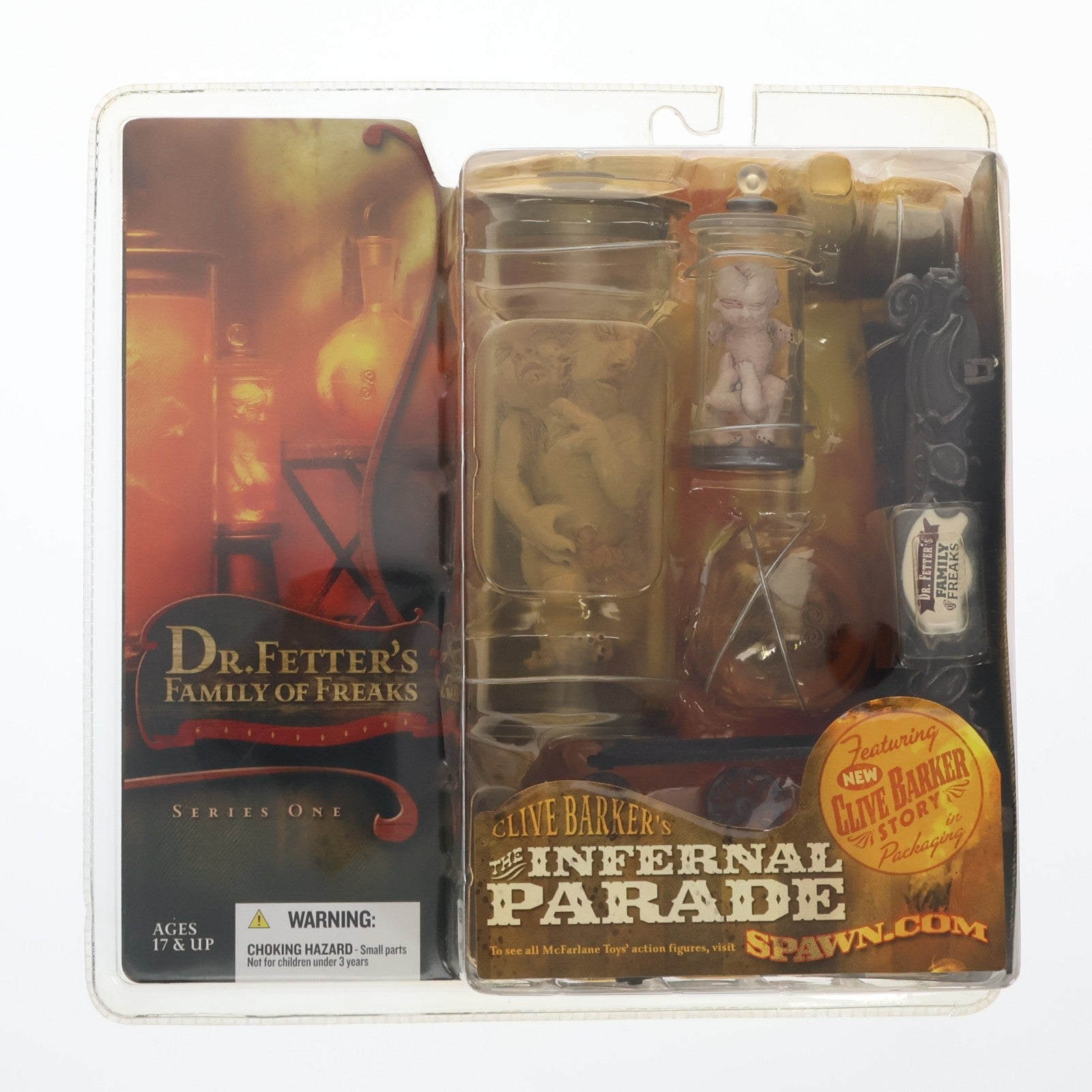 【中古即納】[FIG] Dr. Fetter's Family of Freaks(ドクターフェッターズ ファミリー オブ フリークス) CLIVE BERKER'S THE INFERNAL PARADE(インファーナル パレード) シリーズ1 完成品 アクションフィギュア マクファーレン・トイズ(20041231)