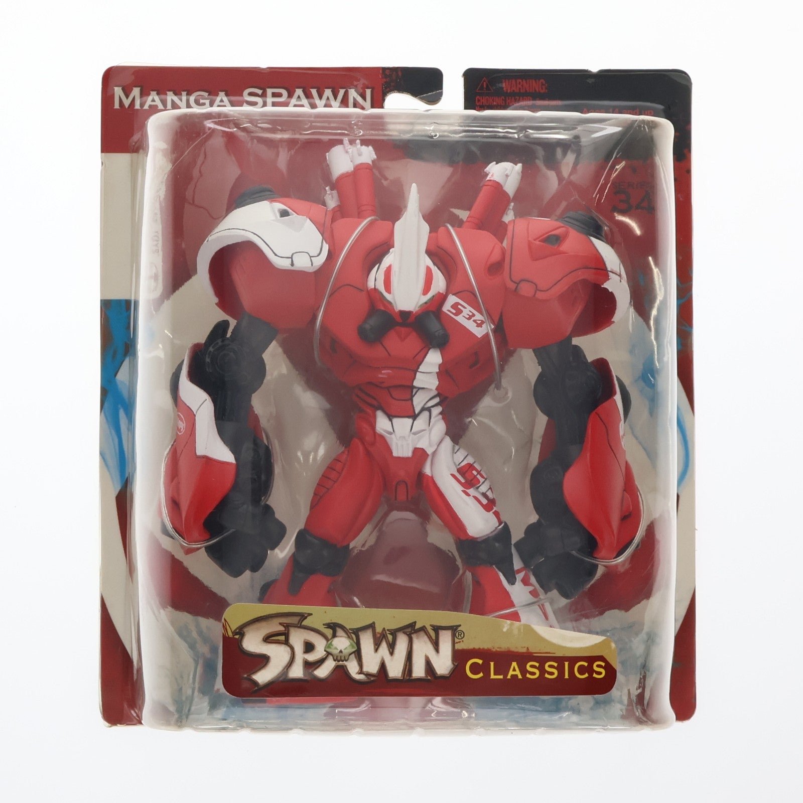 【中古即納】[FIG] スポーン アクションフィギュア シリーズ34 MANGA SPAWN(マンガ・スポーン) SPAWN CLASSICS(スポーン クラシックス) 完成品 可動フィギュア マクファーレン・トイズ(20081231)