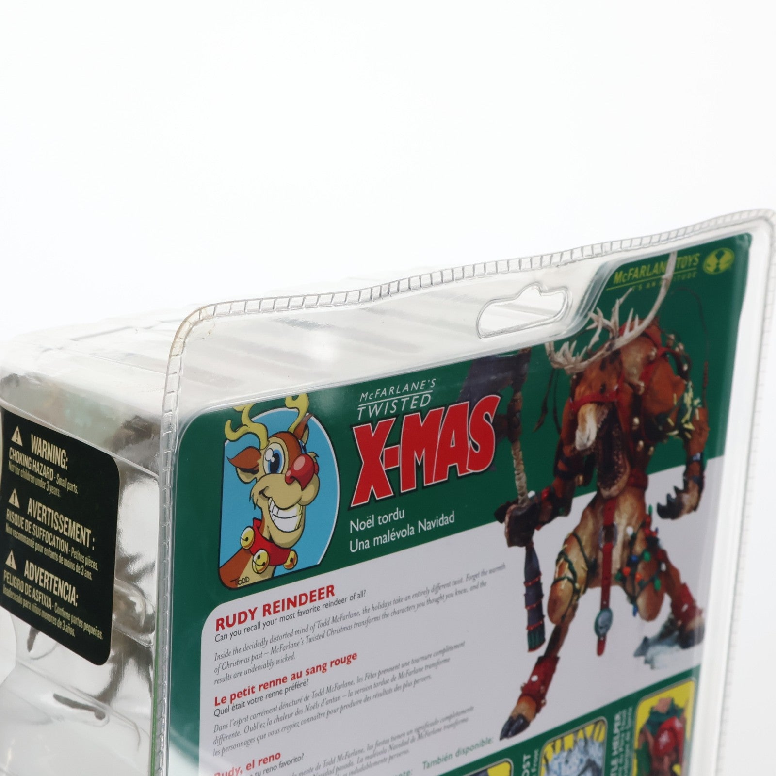 【中古即納】[FIG] マクファーレンモンスターズ シリーズ5 RUDY REINDEER(トナカイのルディ) TWISTED X-MAS(ツイステッド クリスマス) 完成品 可動フィギュア マクファーレン・トイズ(20071031)
