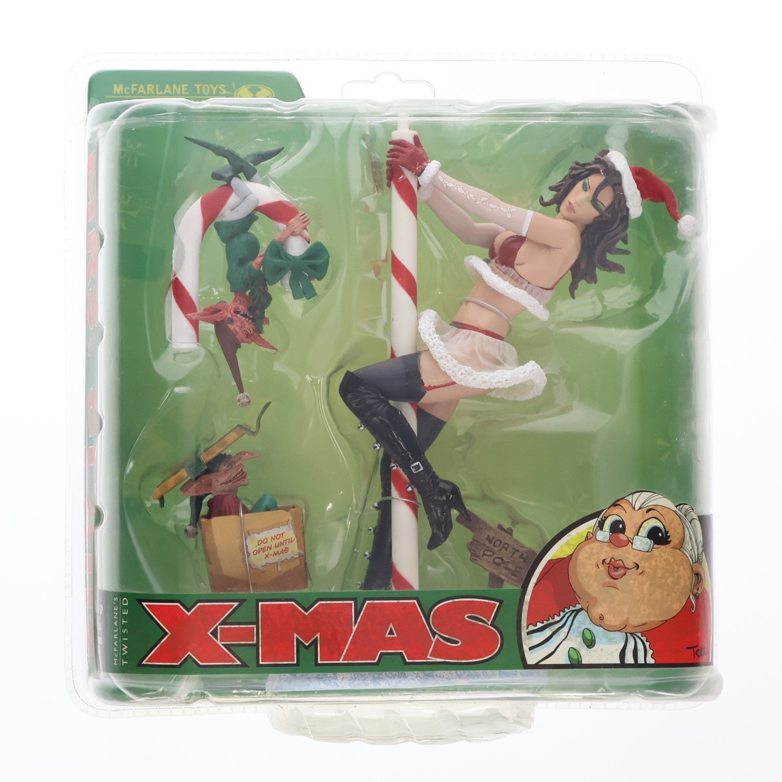 【中古即納】[FIG] マクファーレンモンスターズ シリーズ5 MRS.CLAUS(クラウス夫人) TWISTED X-MAS(ツイステッド クリスマス) 完成品 可動フィギュア マクファーレン・トイズ(20071031)