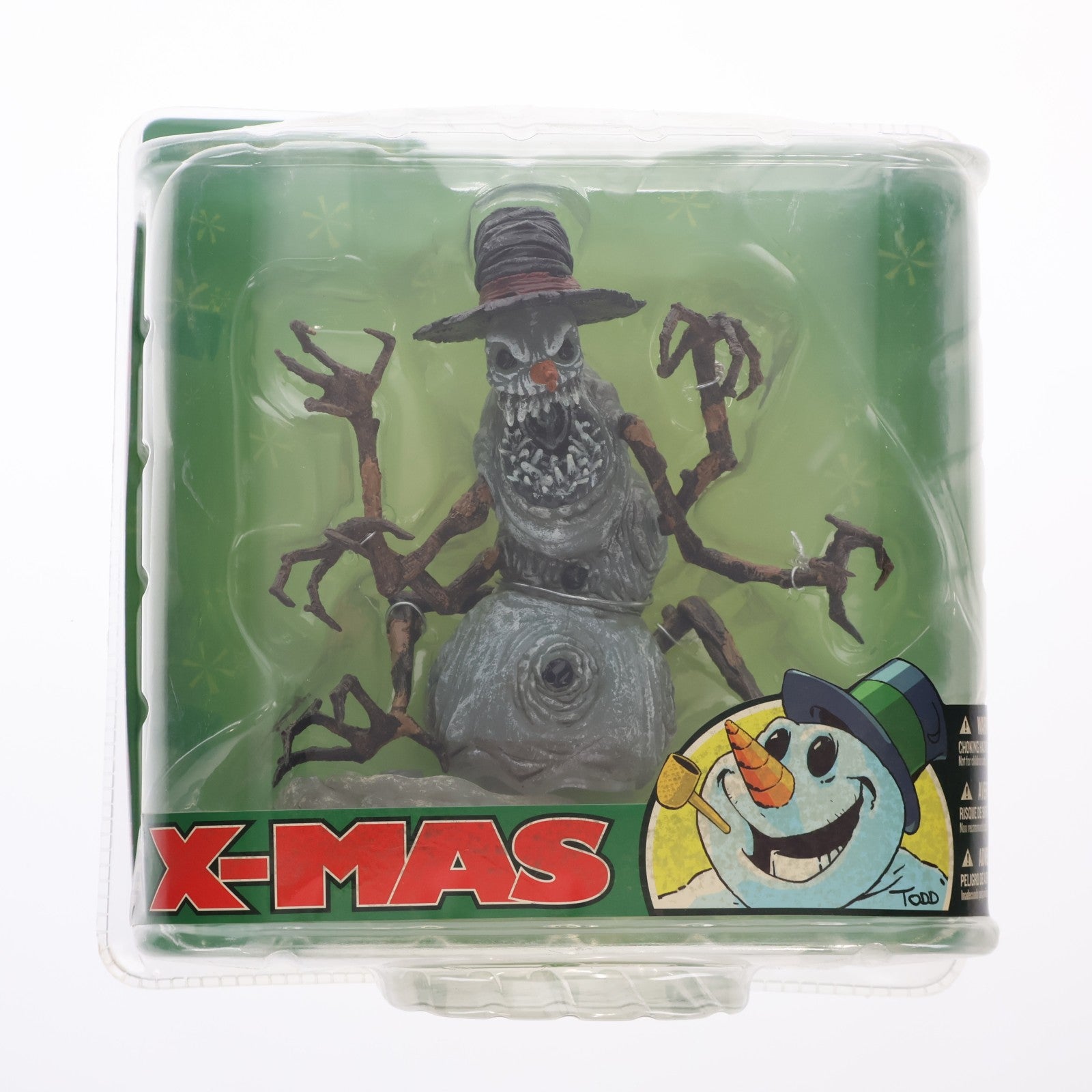 【中古即納】[FIG] マクファーレンモンスターズ シリーズ5 SNOWMAN(雪だるま) TWISTED X-MAS(ツイステッド クリスマス) 完成品 可動フィギュア マクファーレン・トイズ(20071031)