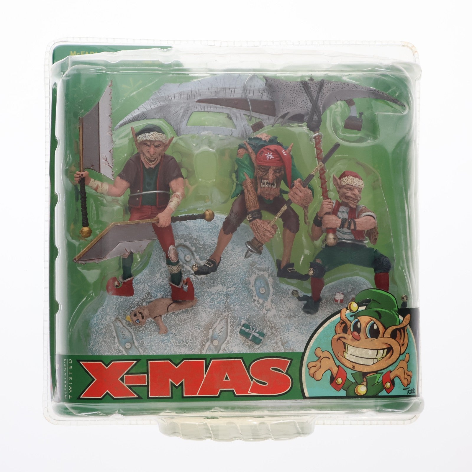 【中古即納】[FIG] マクファーレンモンスターズ シリーズ5 SANTA'S LITTLE HELPERS(サンタの小さな助手たち) TWISTED X-MAS(ツイステッド クリスマス) 完成品 可動フィギュア マクファーレン・トイズ(20071031)