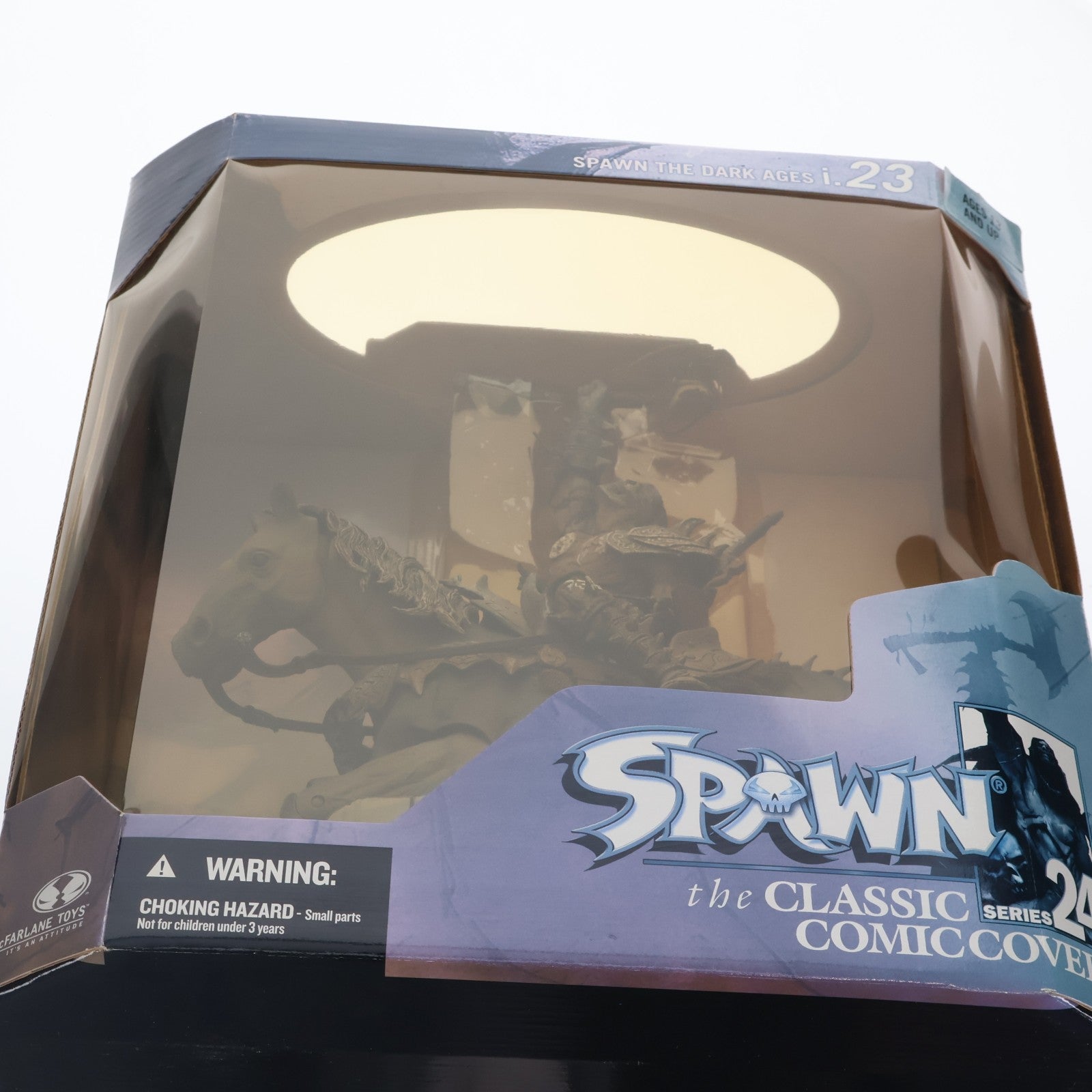 【中古即納】[FIG] ウルトラアクションフィギュア シリーズ24 THE DARK AGES i.23 the CLASSIC COMIC COVERS SPAWN(スポーン) 完成品 可動フィギュア マクファーレン・トイズ(20031031)