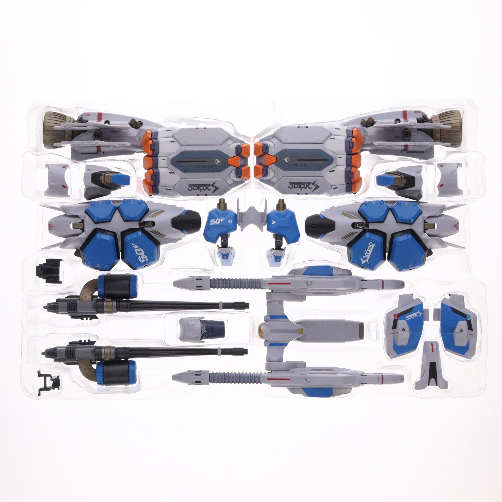 【中古即納】[FIG] 魂ウェブ商店限定 DX超合金 VF-31AX カイロスプラス(ハヤテ・インメルマン機) 対応アーマードパーツセット 劇場版マクロスΔ(デルタ) 絶対LIVE!!!!!! フィギュア用アクセサリ バンダイスピリッツ(20221124)