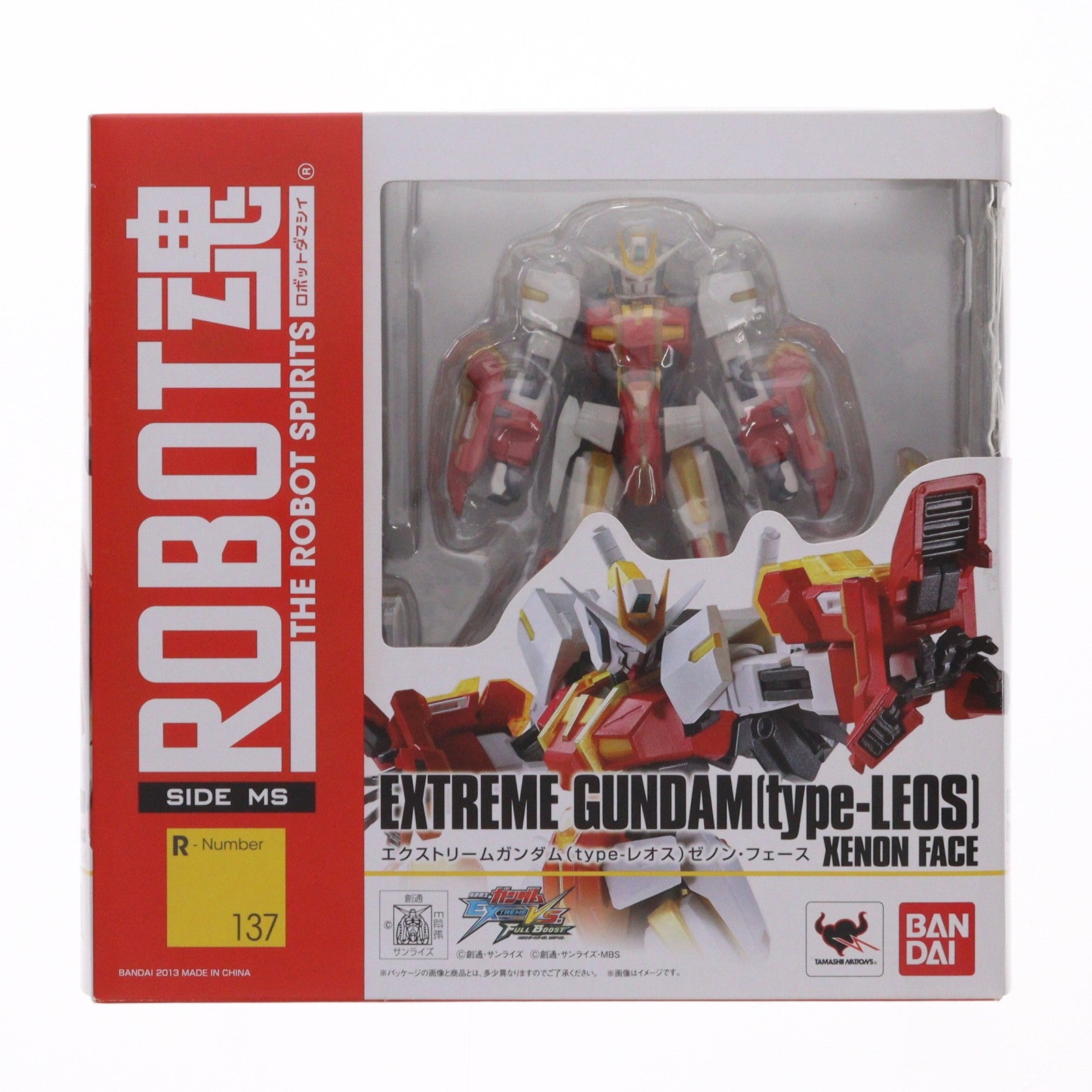 【中古即納】[FIG] ROBOT魂(SIDE MS) エクストリームガンダム(type-レオス) ゼノン・フェース 機動戦士ガンダム EXTREME VS. FULL BOOST(エクストリームバーサス フルブースト) 完成品 可動フィギュア バンダイ(20130413)