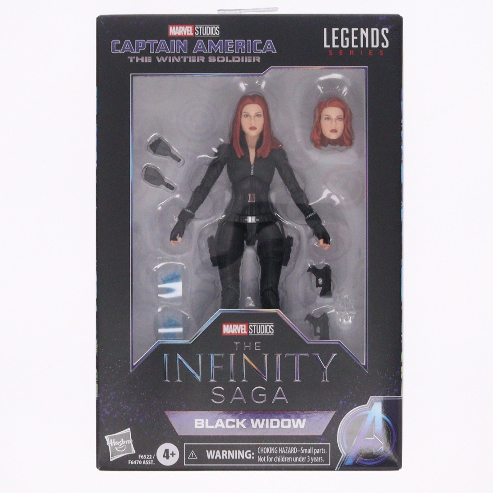 【中古即納】[FIG] マーベル・レジェンド MCUシリーズ ブラック・ウィドウ[映画『キャプテン・アメリカ/ウィンター・ソルジャー』] 完成品 6インチ・アクションフィギュア(F6522)(海外流通版) ハズブロ(20231231)