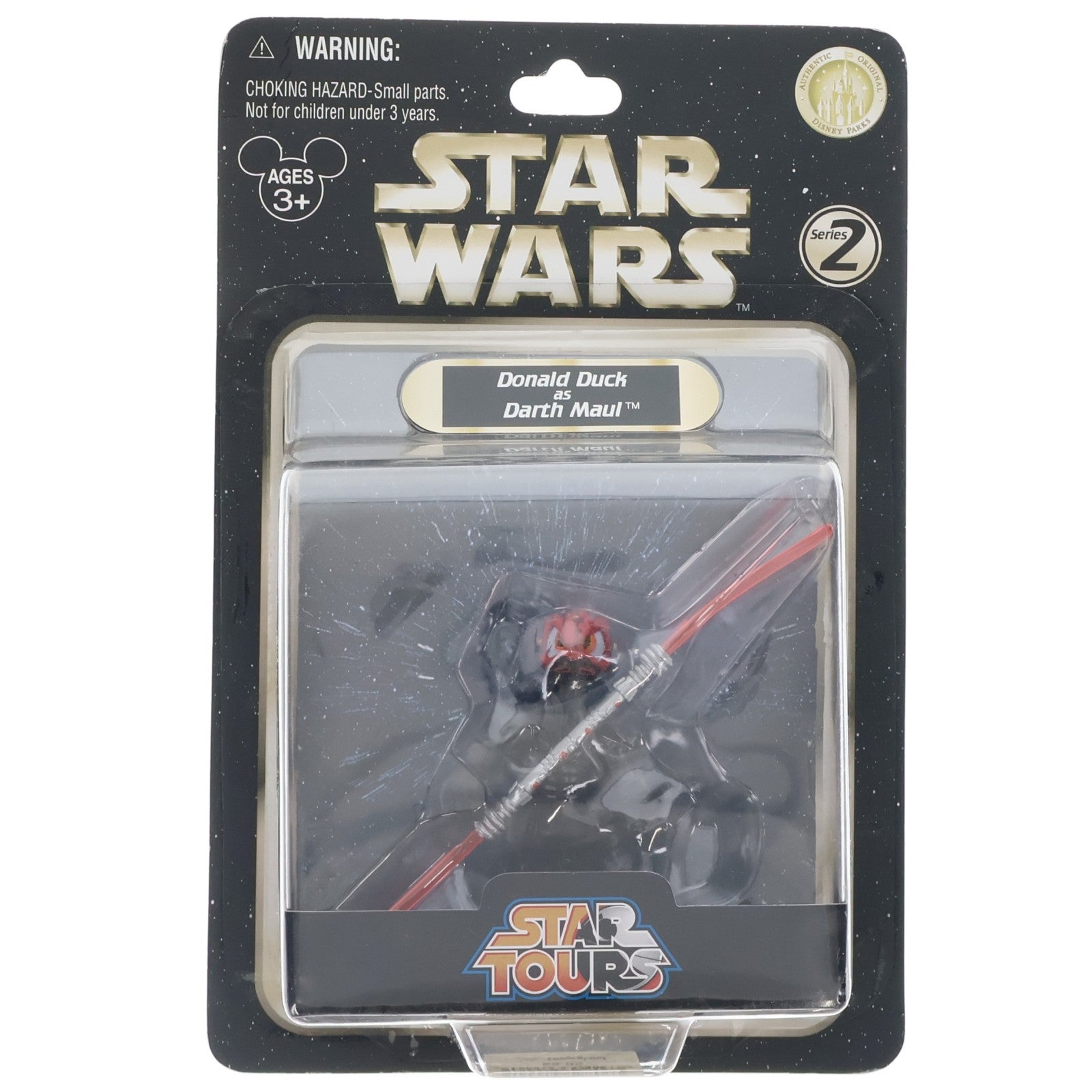 【中古即納】[FIG] U.S.ディズニーパーク限定 スター・ウォーズ スター・ツアーズ シリーズ2 ドナルド・ダックasダース・モール ディズニー×STAR WARS 完成品 可動フィギュア ディズニーパーク(20081231)