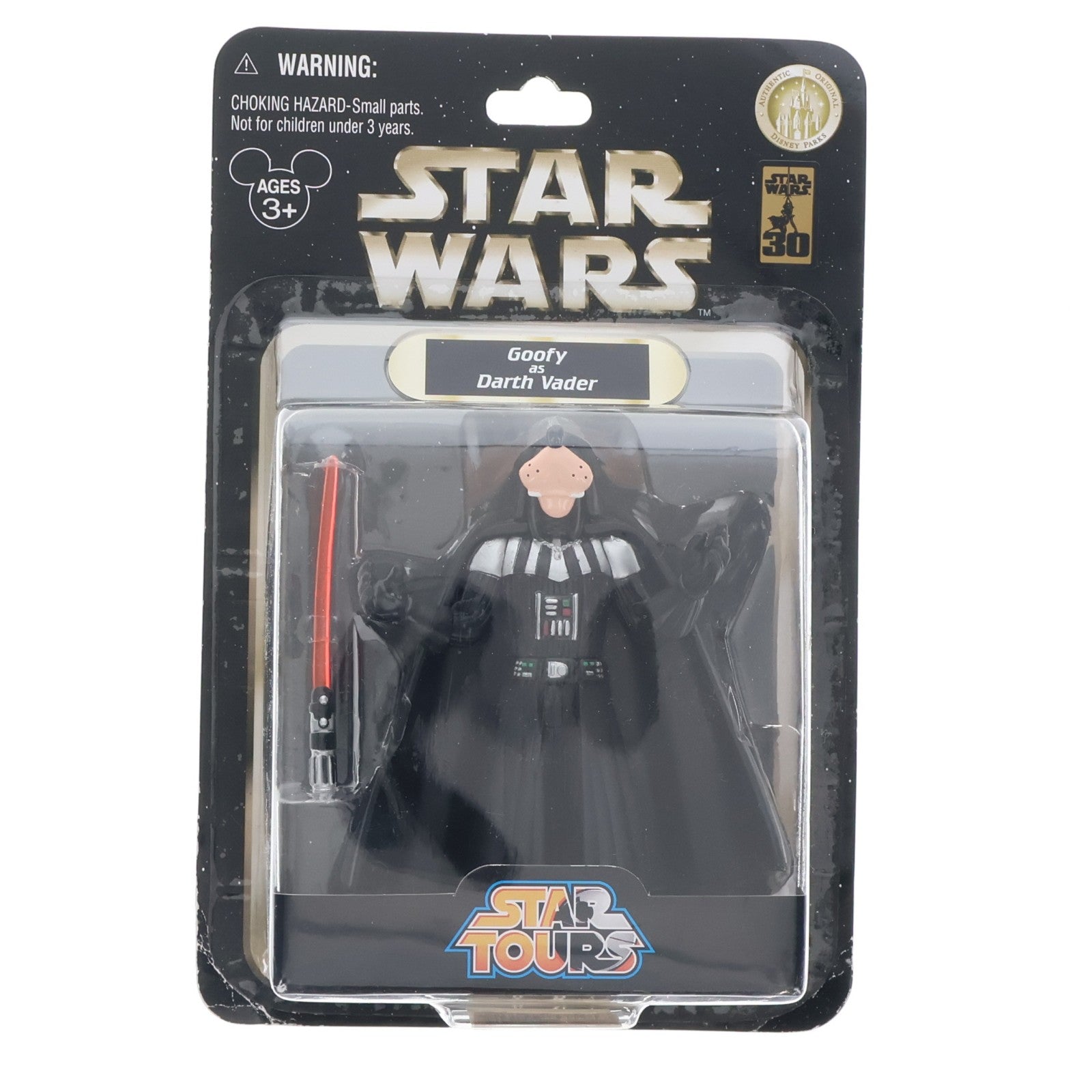 【中古即納】[FIG] U.S.ディズニーパーク限定 スター・ウォーズ スター・ツアーズ シリーズ1 グーフィーasダース・ベイダー ディズニー×STAR WARS 完成品 可動フィギュア ディズニーパーク(20071231)