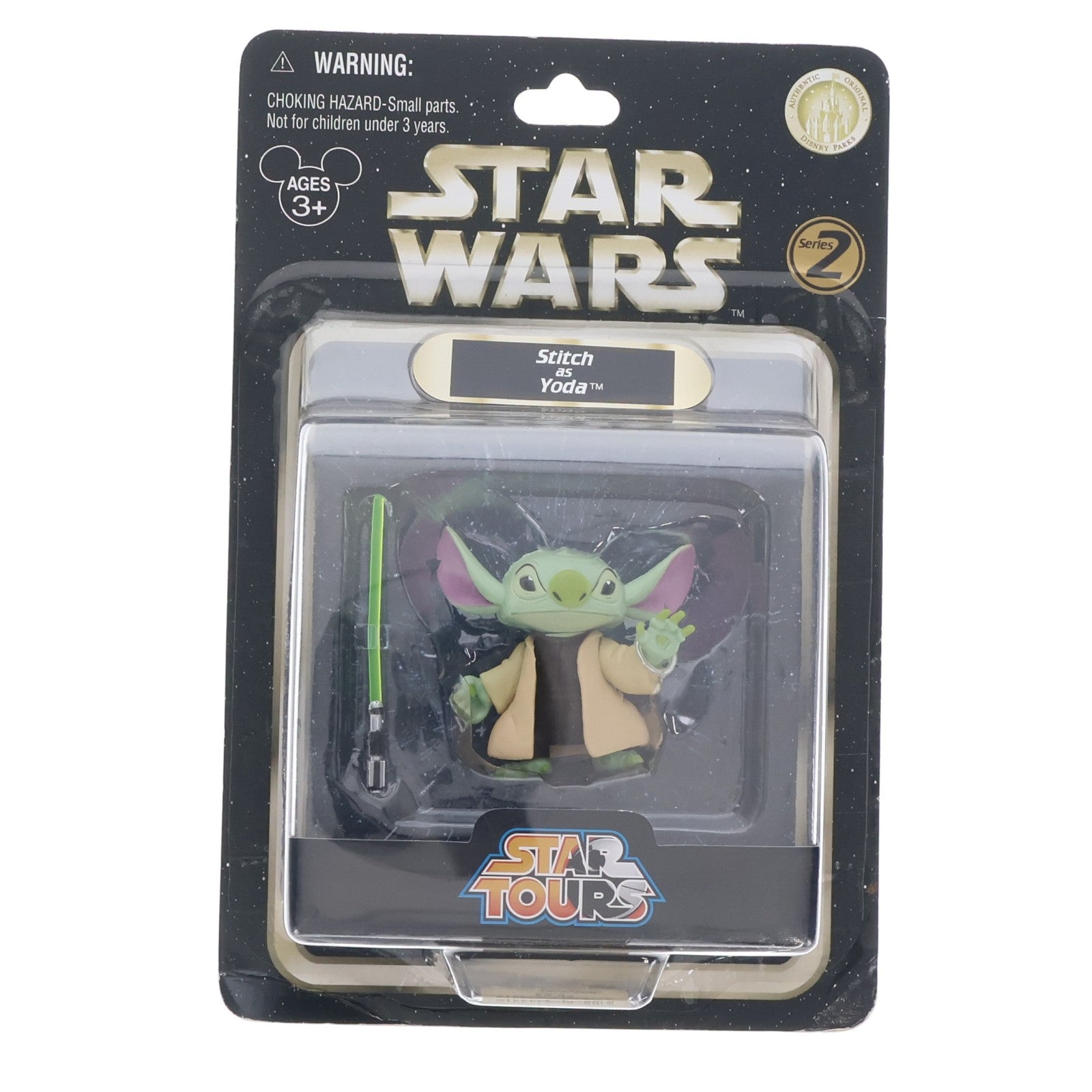 【中古即納】[FIG] U.S.ディズニーパーク限定 スター・ウォーズ スター・ツアーズ シリーズ2 スティッチasヨーダ ディズニー×STAR WARS 完成品 可動フィギュア ディズニーパーク(20081231)