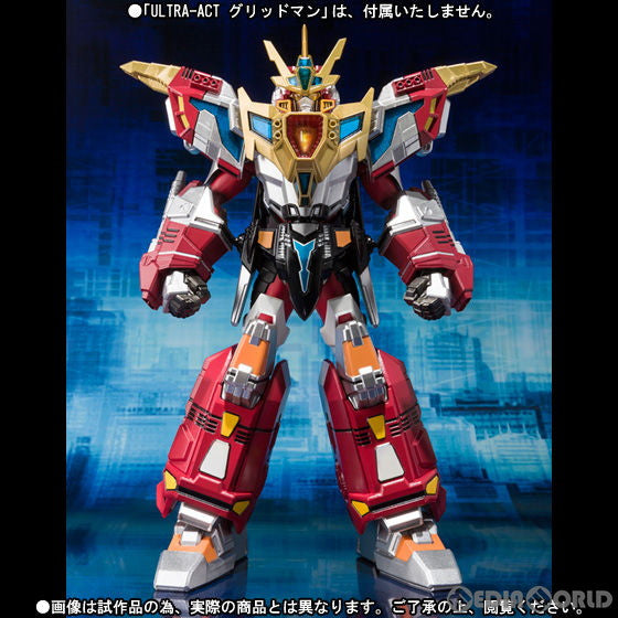 【中古即納】[FIG] 魂ウェブ商店限定 ULTRA-ACT(ウルトラアクト) キンググリッドマン 電光超人グリッドマン 完成品 可動フィギュア バンダイ(20130824)