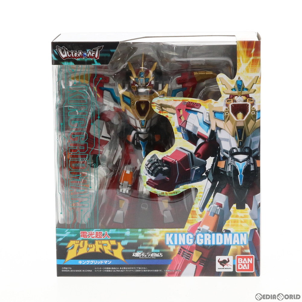 【中古即納】[FIG] 魂ウェブ商店限定 ULTRA-ACT(ウルトラアクト) キンググリッドマン 電光超人グリッドマン 完成品 可動フィギュア バンダイ(20130824)