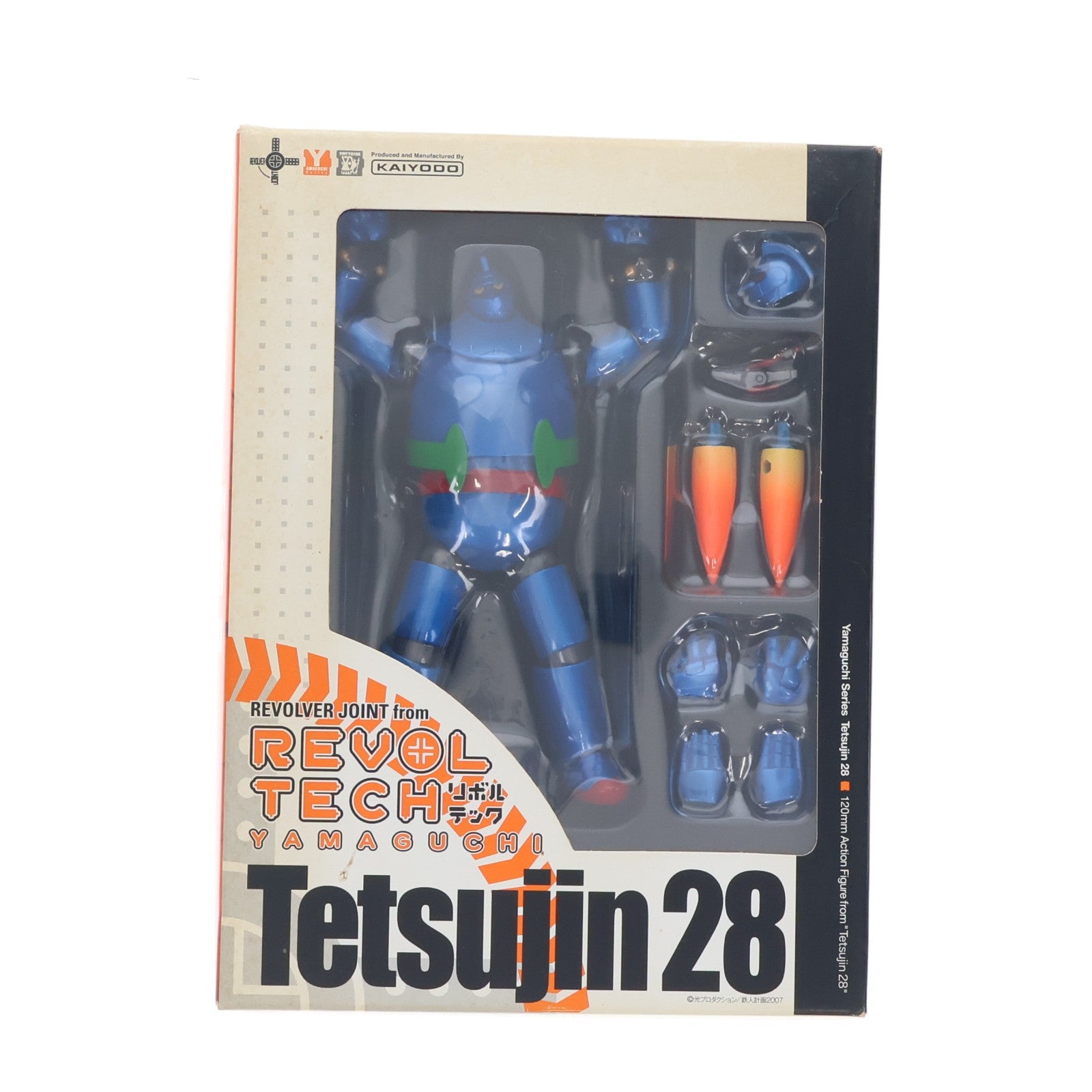 【中古即納】[FIG] (フィギュア単品) リボルテック 鉄人28号 DVD Ver. リボルテック SPECIAL EDITION特典 鉄人28号 白昼の残月 完成品 可動フィギュア 海洋堂(20080521)